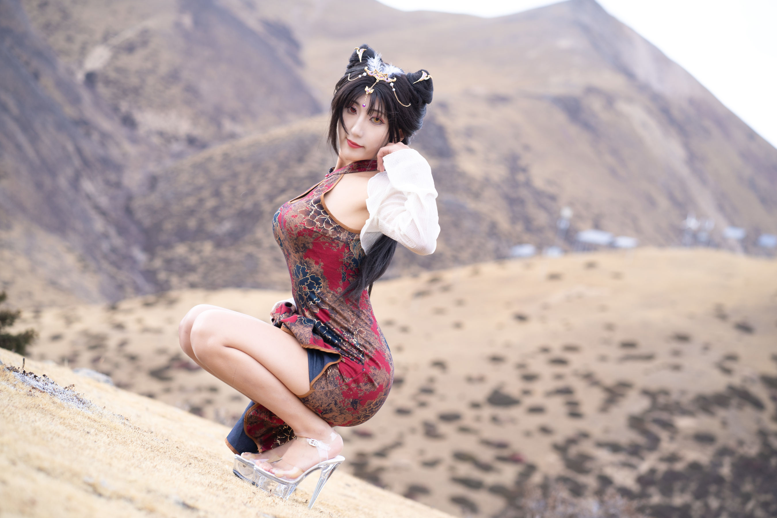 职业奶妈 三水子 - 玉玲珑旗袍