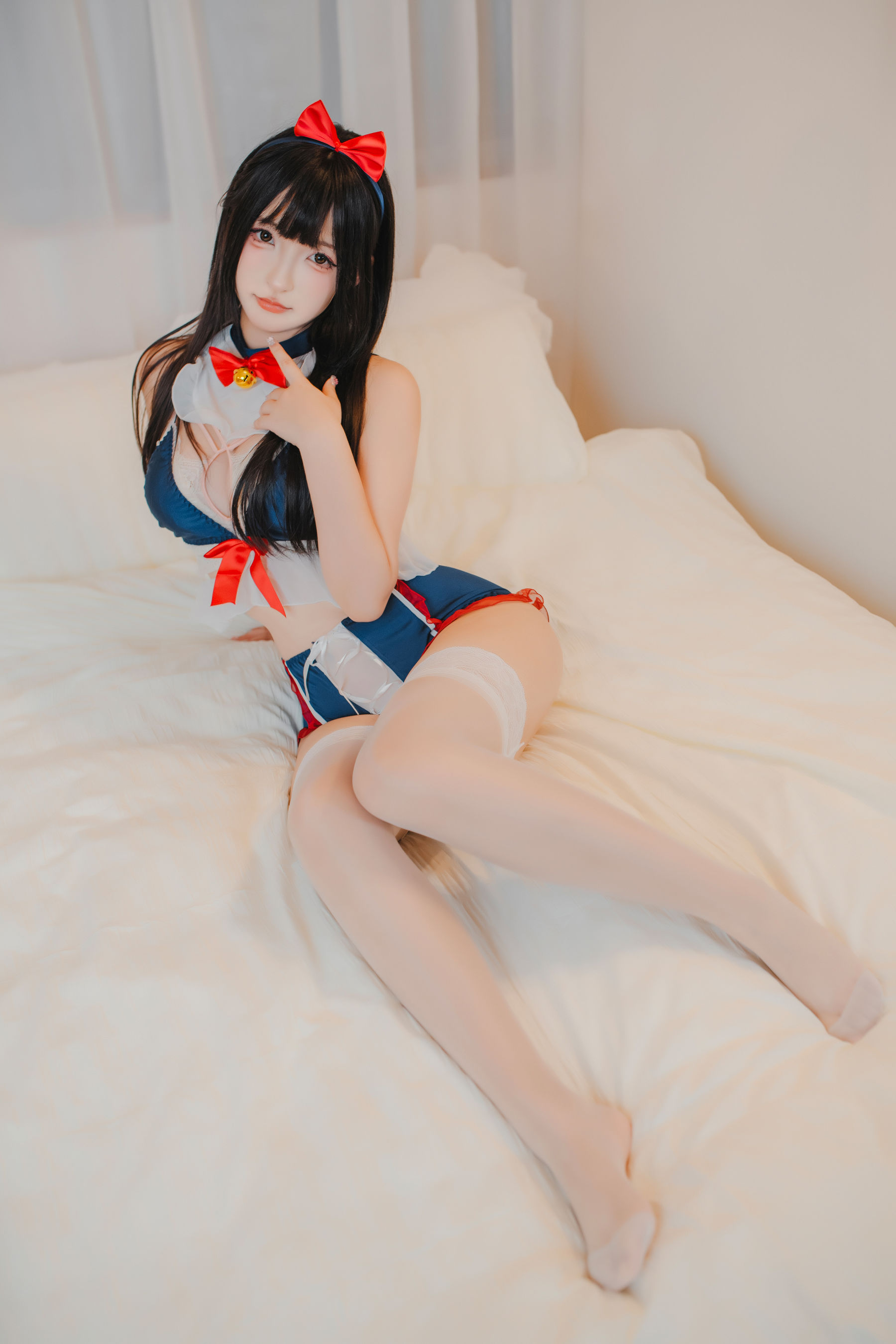 萝莉 神楽板真冬 之白丝猫娘