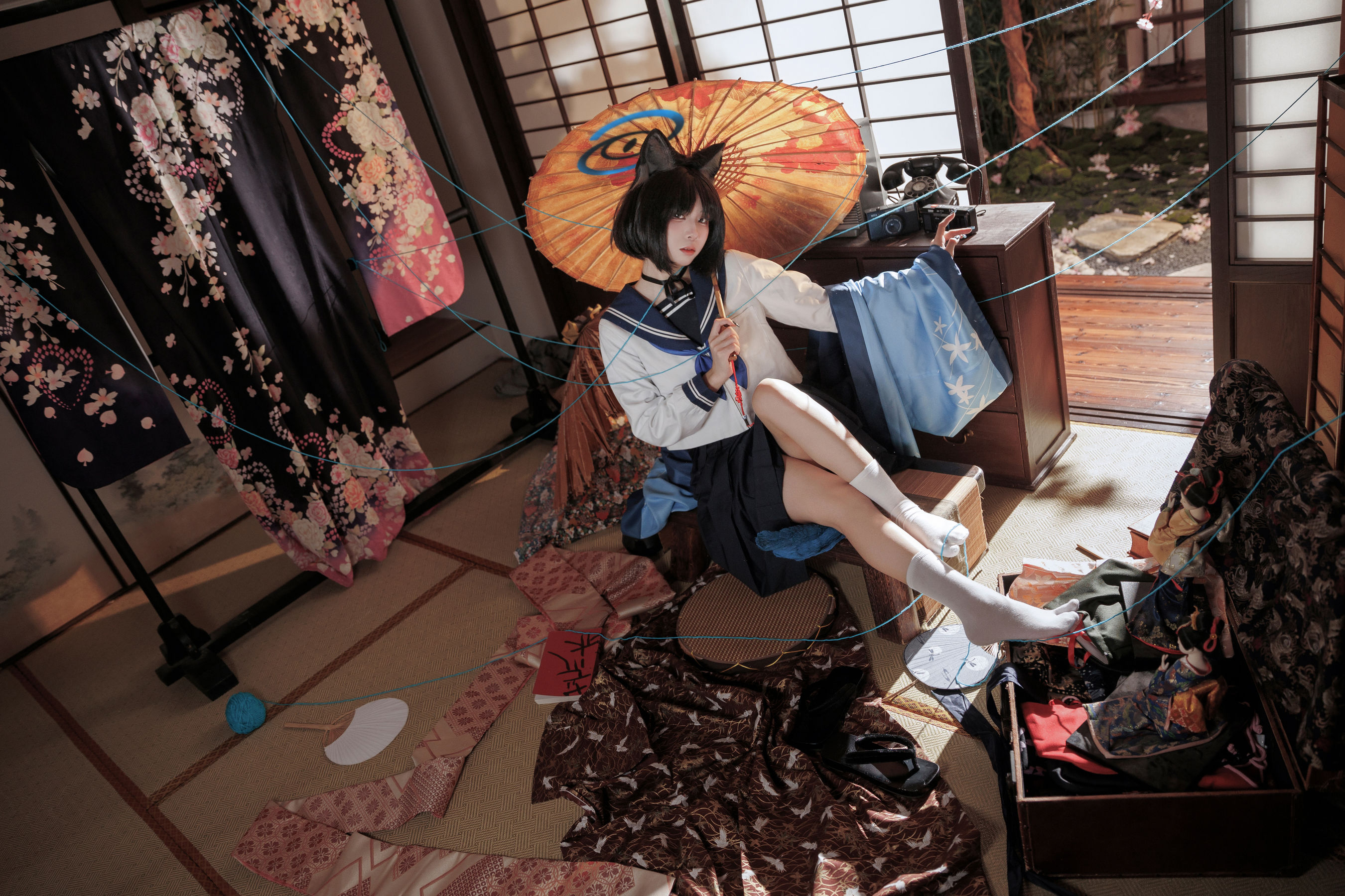 纸悦Etsu ko - 桔梗毛线团