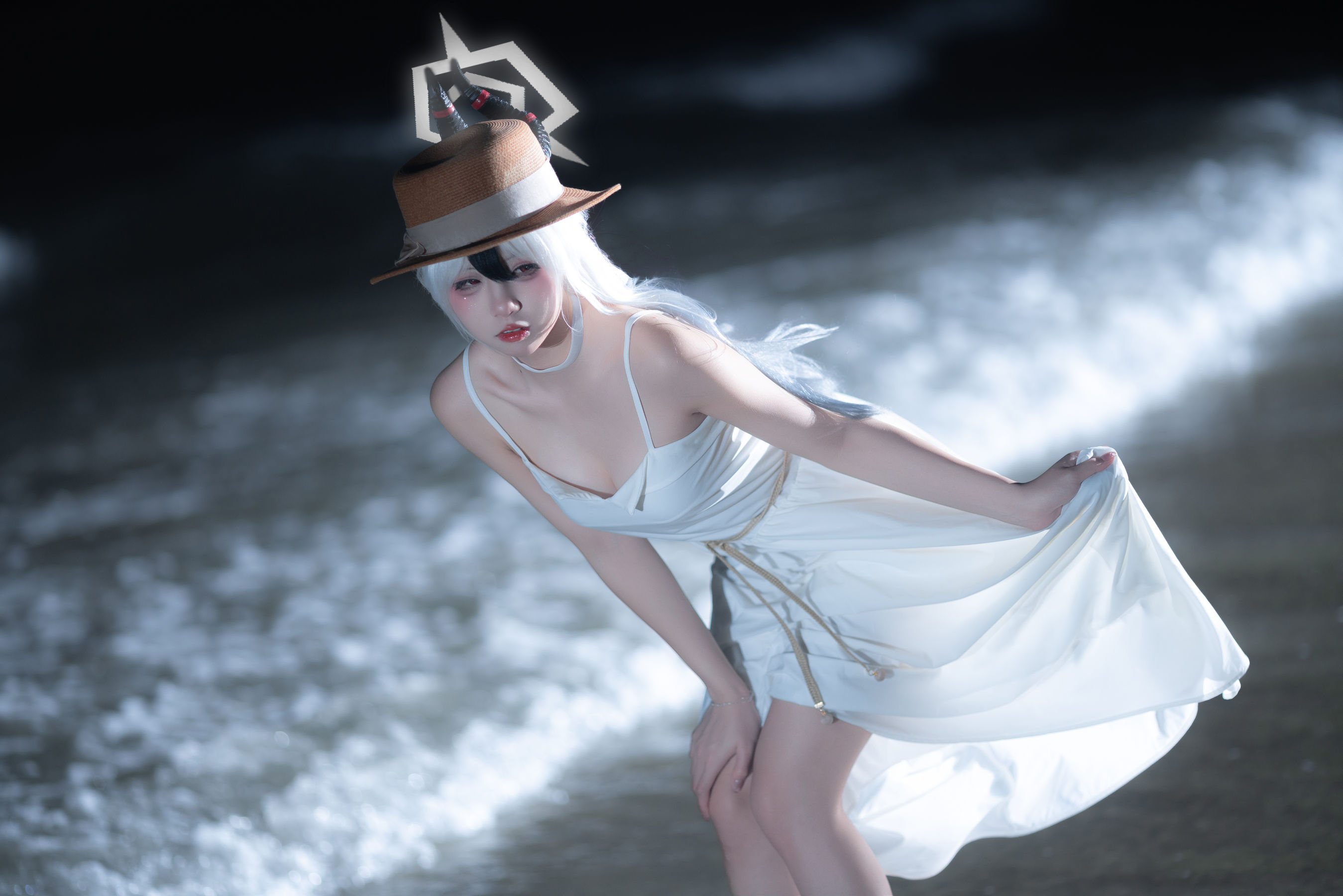 纸悦Etsu ko - 加代子白裙