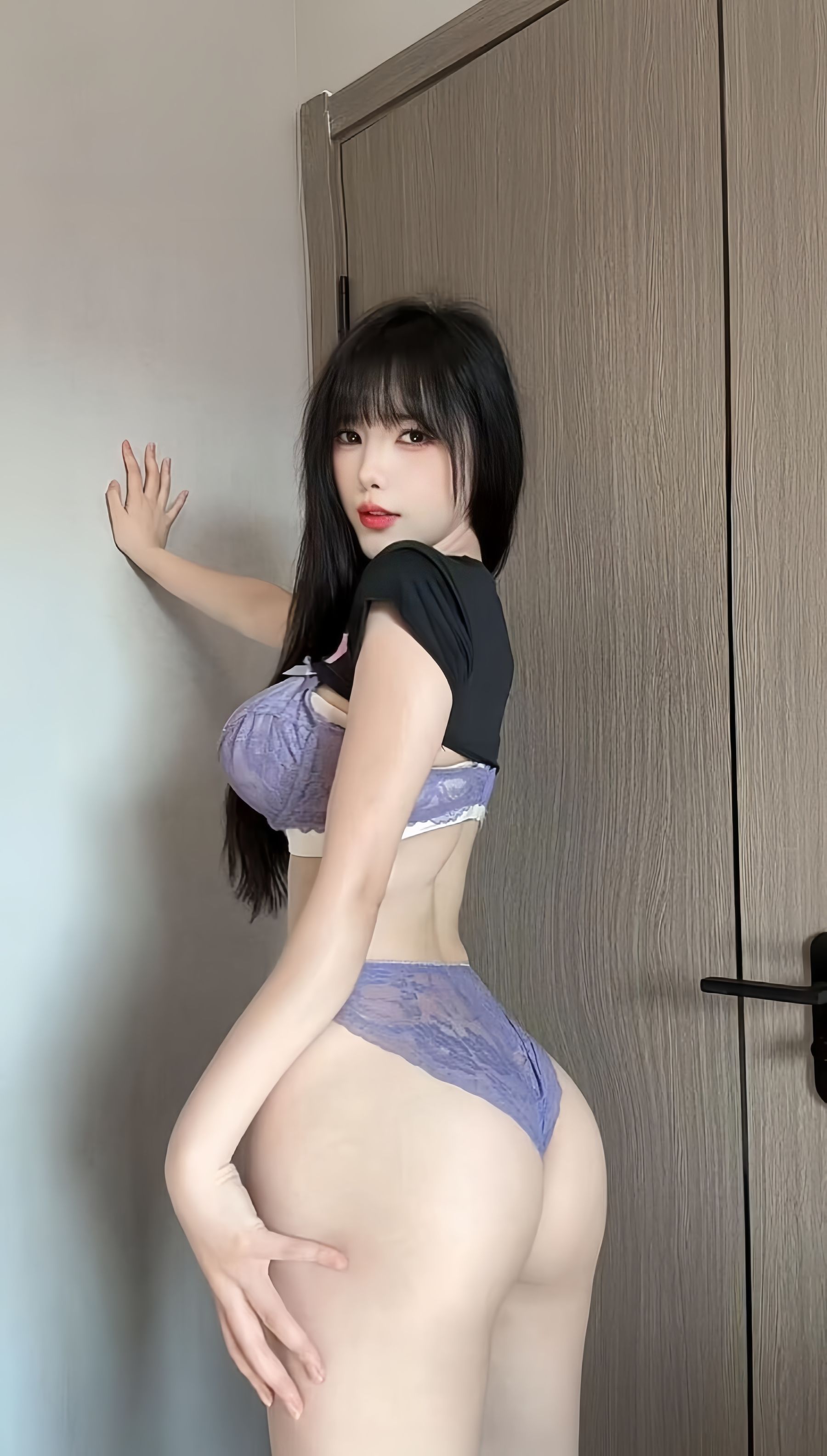 琳铛铛 - 夺命紫色韵味蕾丝套装