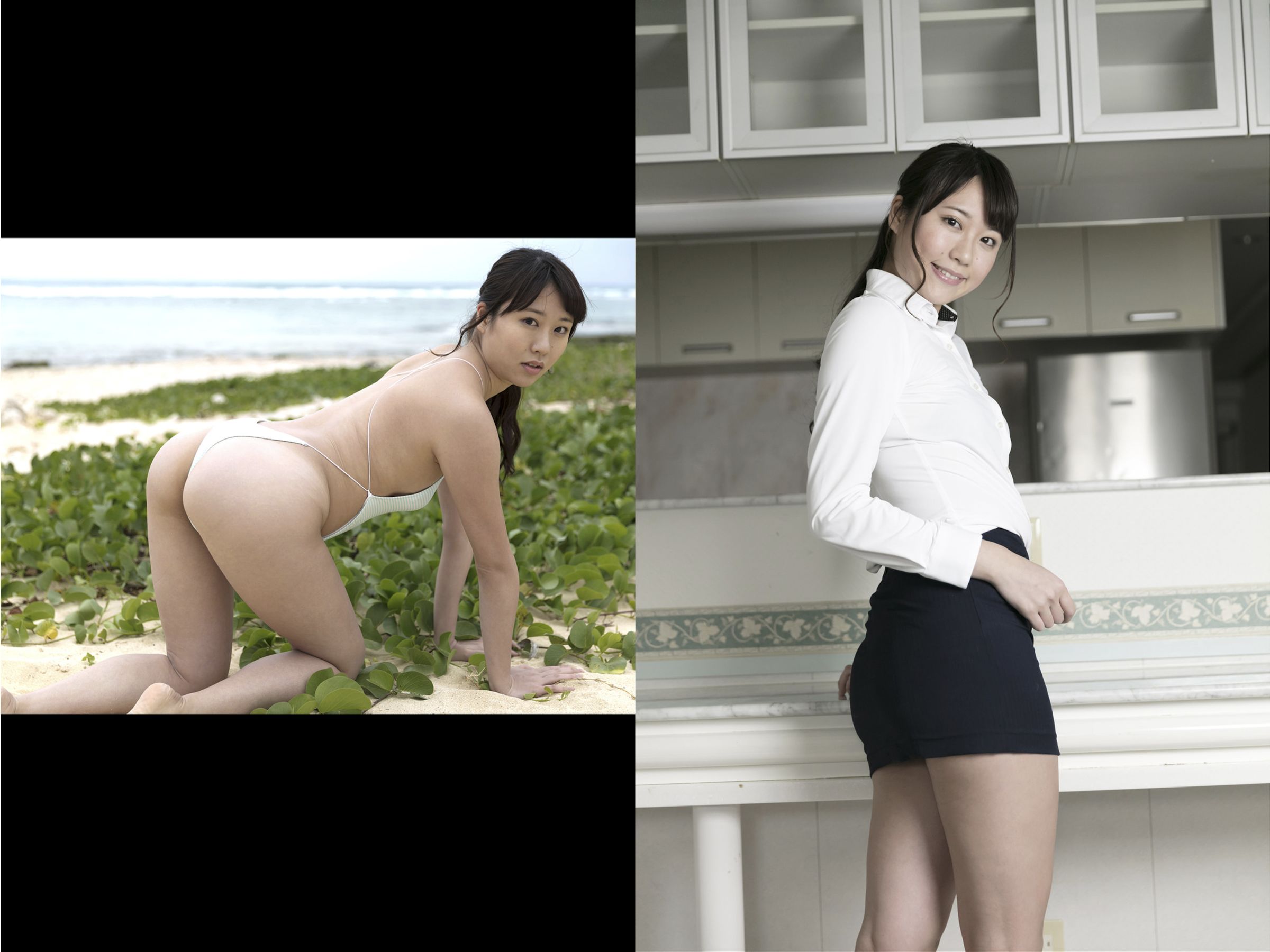 大滝りか - 美尻と美脚