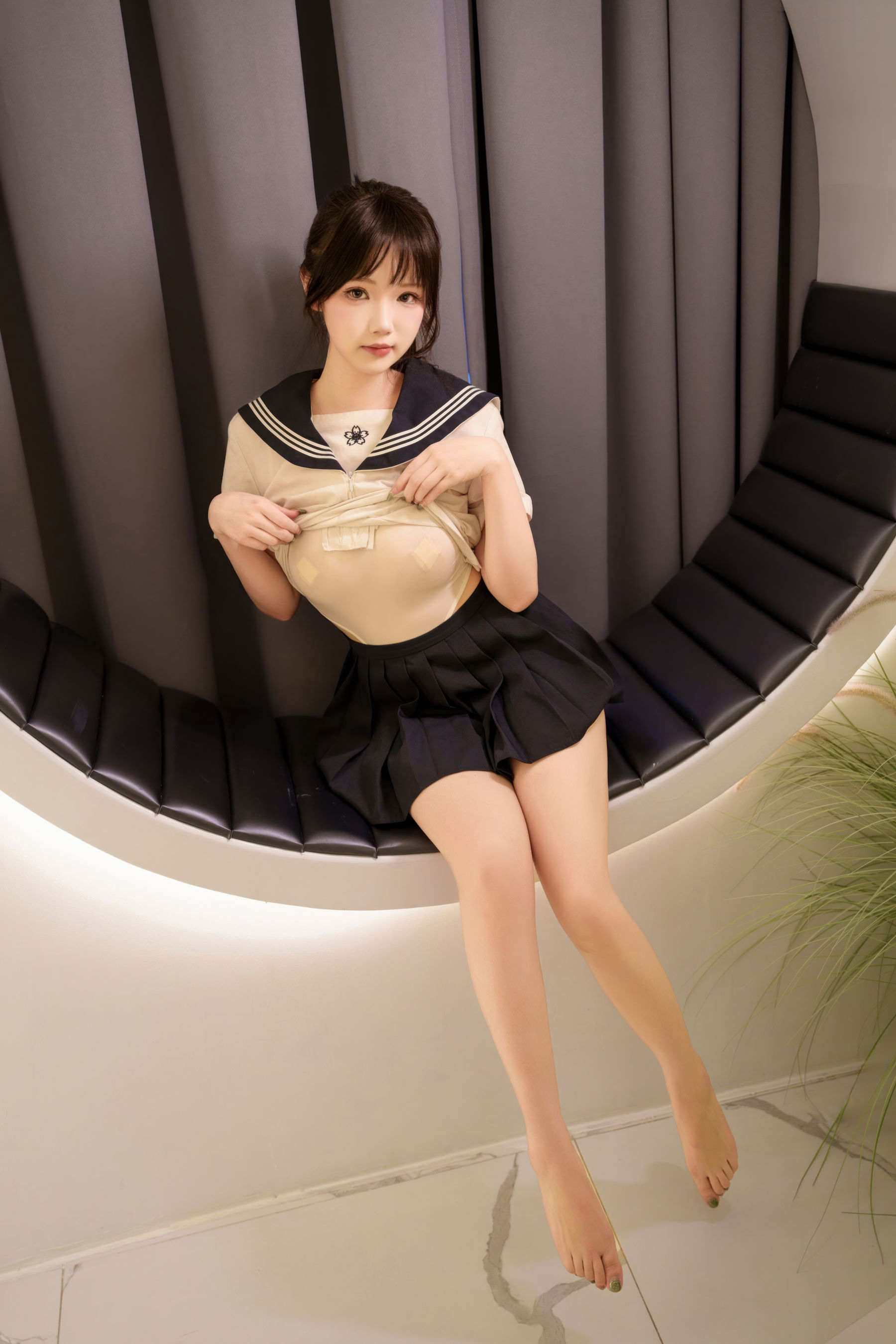 动漫博主雪晴Astra - 透明体操服