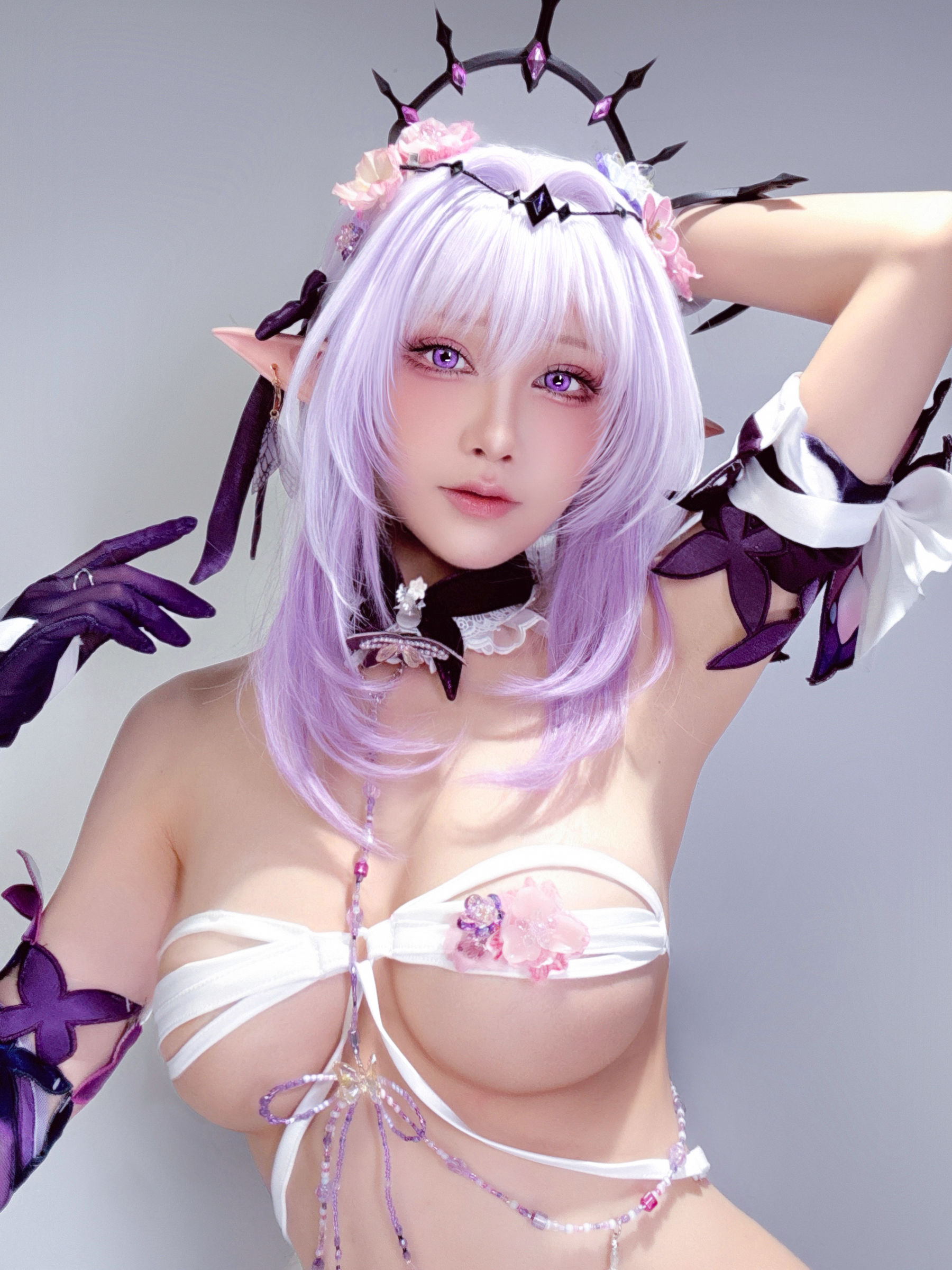 动漫博主水淼aqua - 遐蝶 Castorice 自拍