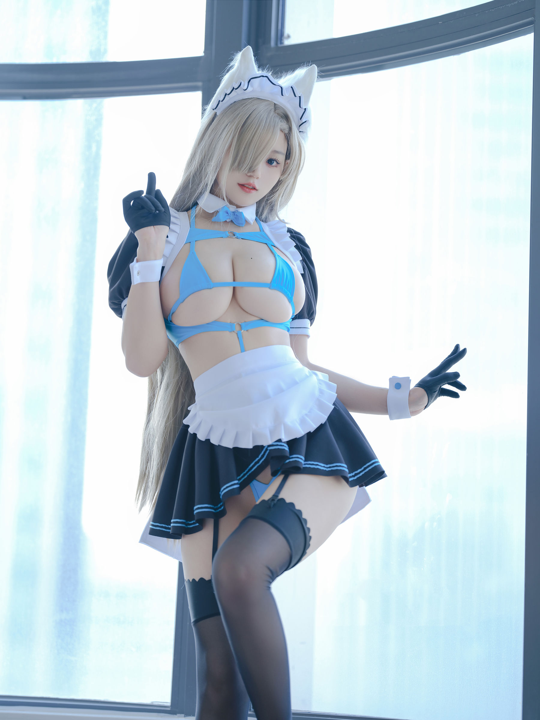 动漫博主小仓千代w - 蔚蓝档案 一之濑明日奈 女仆