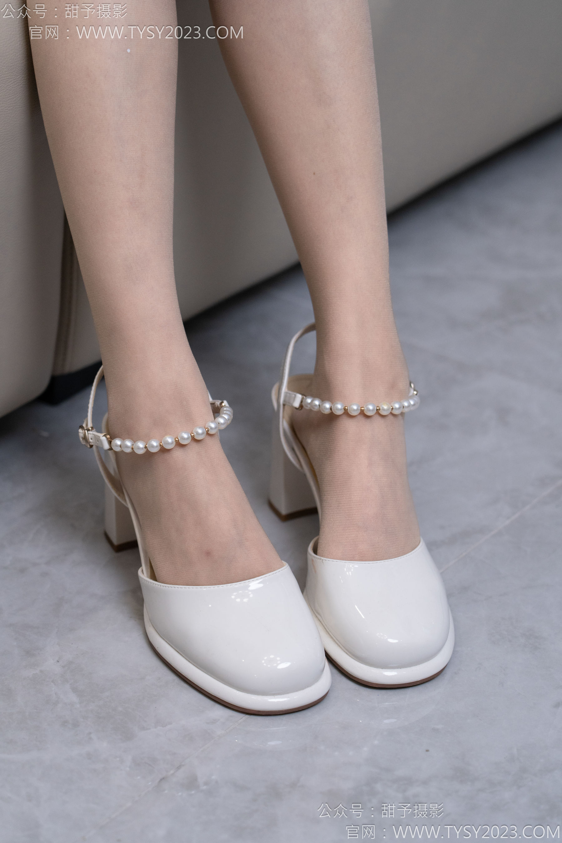 甜予摄影 No.144 澜澜 - 高跟鞋、薄肉丝