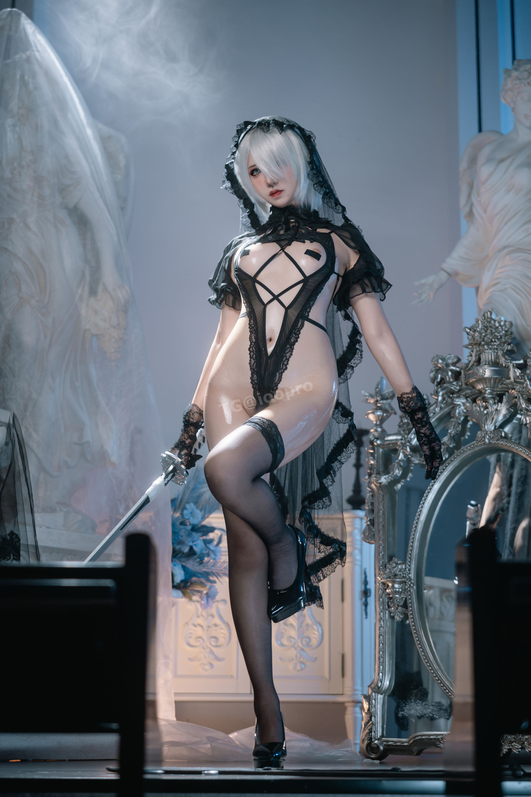 鬼马少女阿薰kaOri - 2B黑花嫁