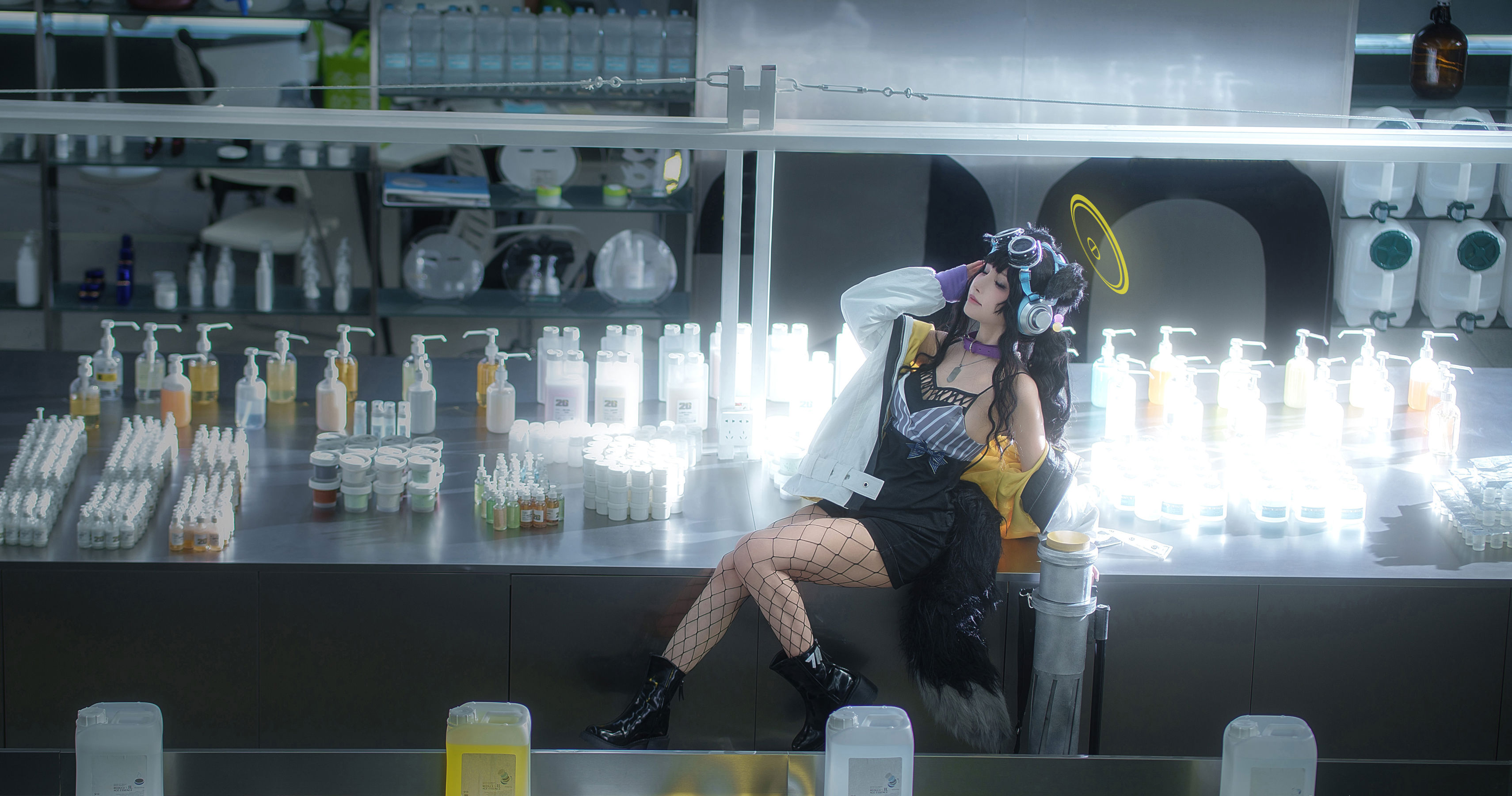 Cosplay美女 一千只猫薄禾 - 蔚蓝档案 猫冢响