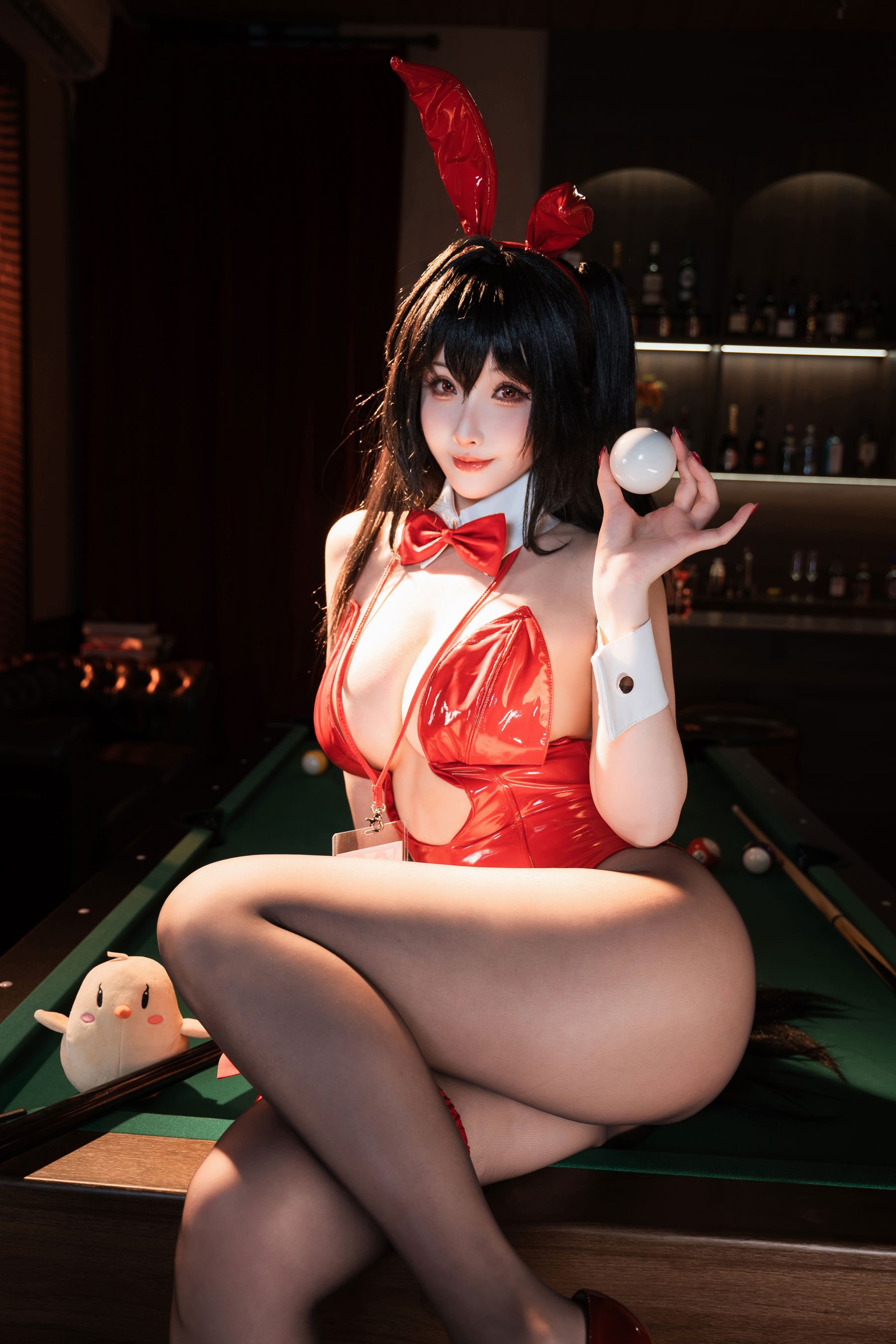 COS福利rioko 凉凉子 - 碧蓝航线 大凤 桌球兔女郎