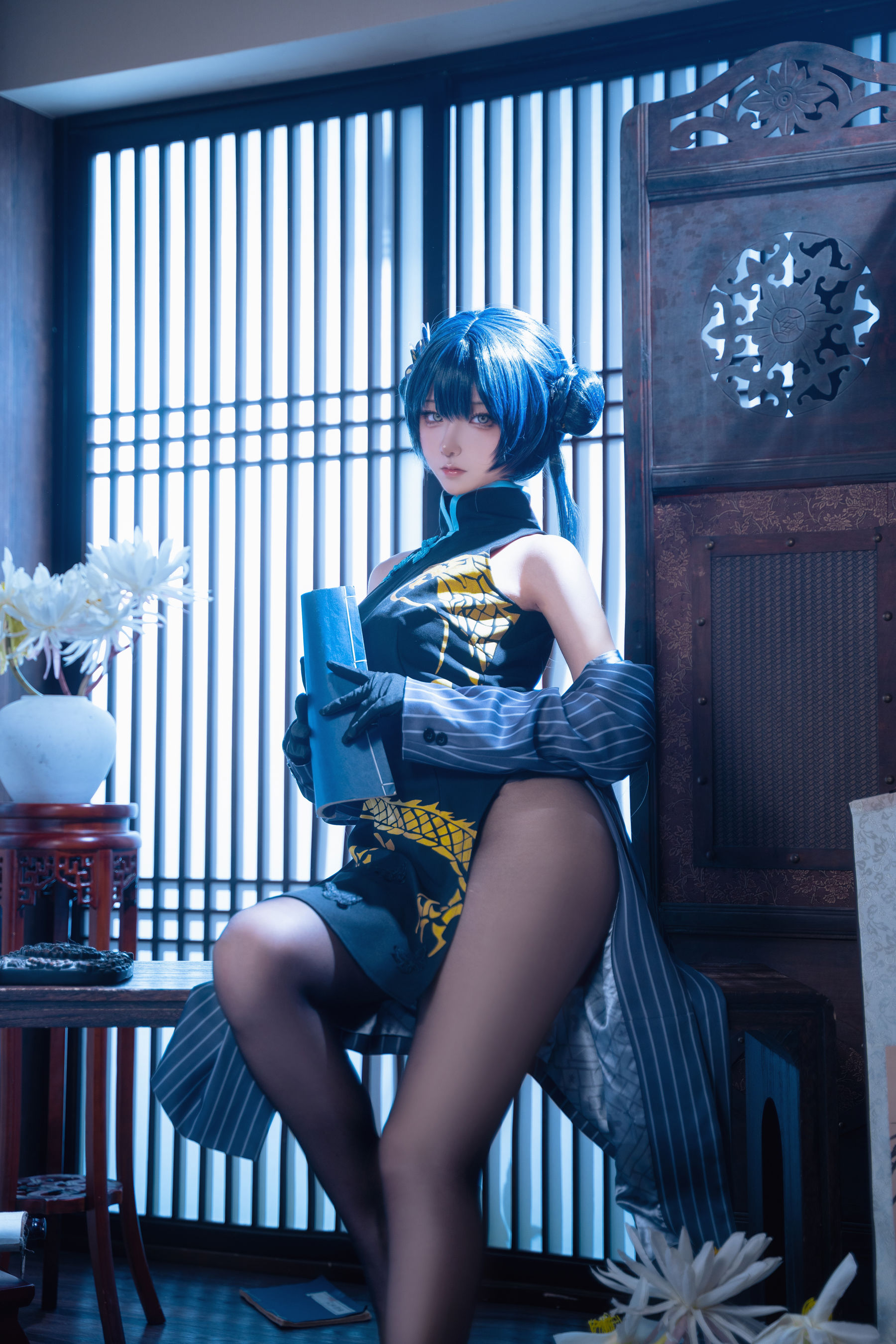 Seya-狮砸 - 蔚蓝档案 妃咲 旗袍