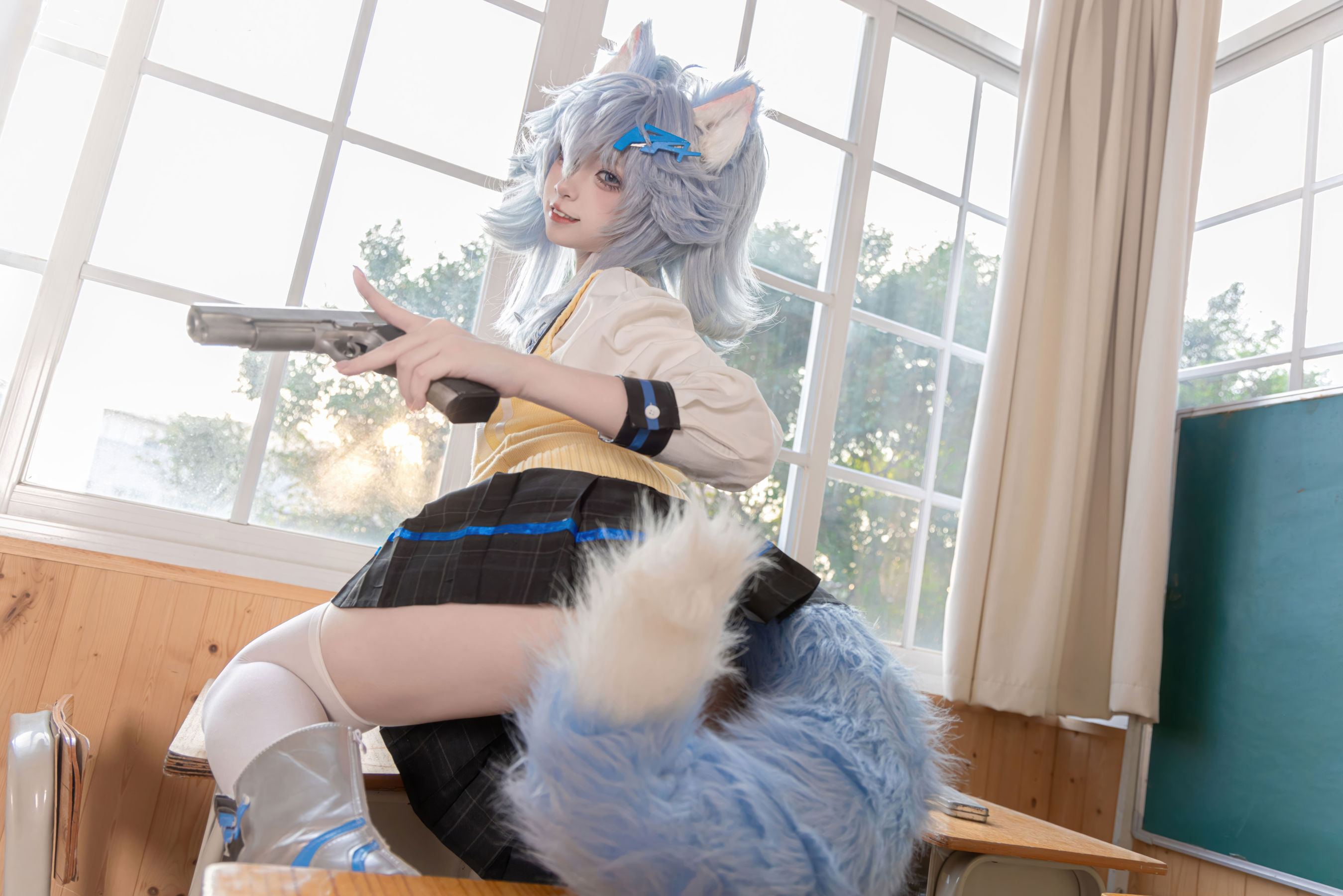 纸悦Etsu_ko - 少女前线 PA-15 高校心跳物语