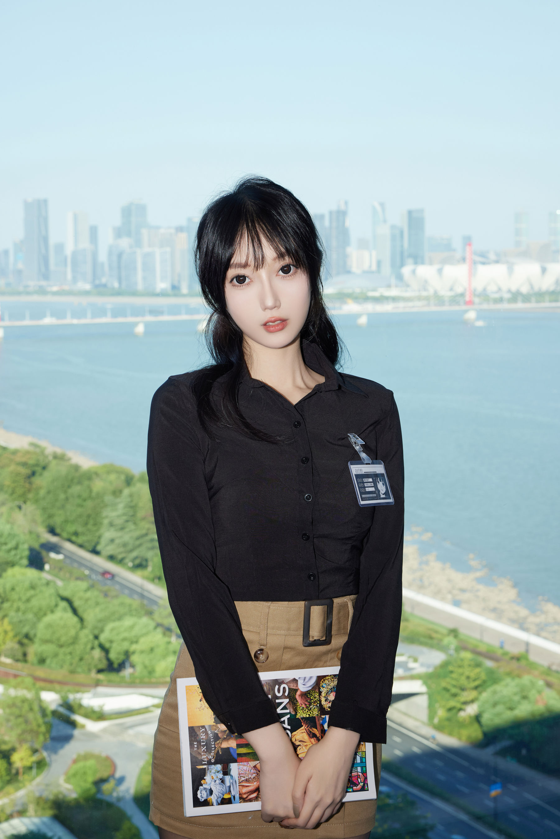 玥儿玥 - 蒙面黑丝