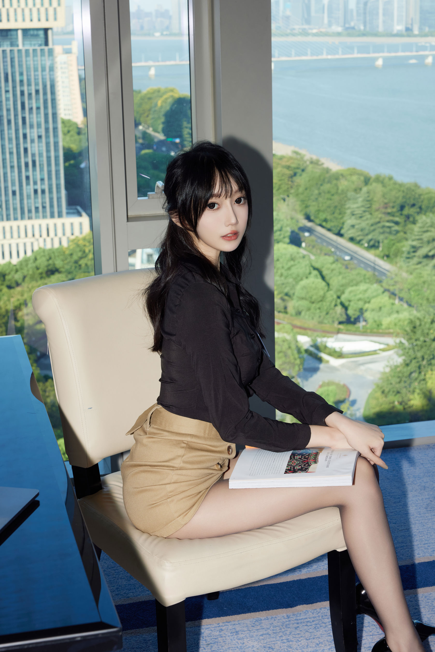 玥儿玥 - 蒙面黑丝