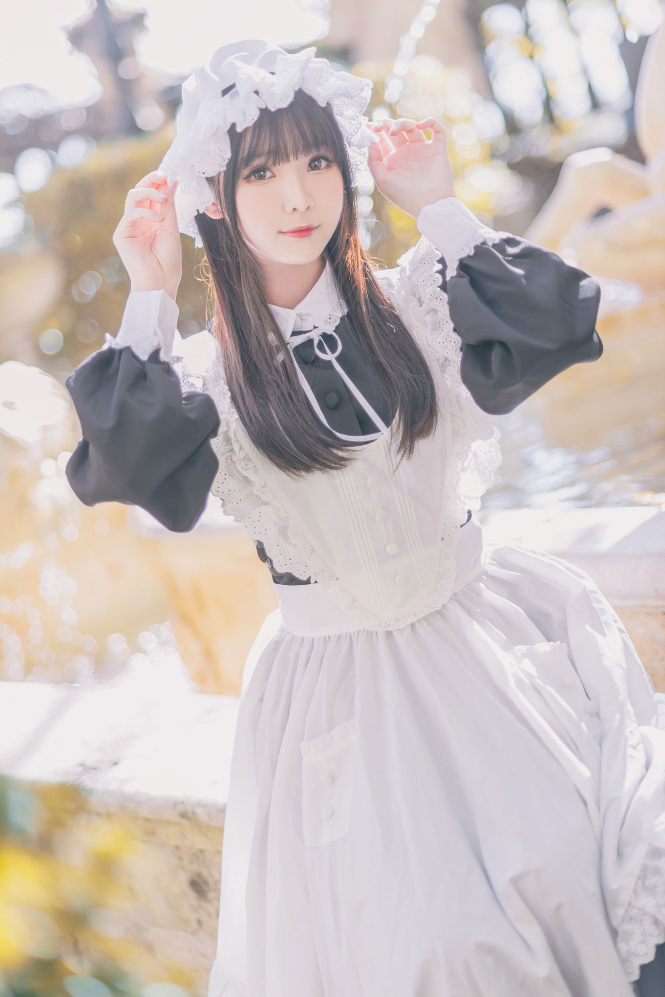 微博妹纸 霜月shimo - 女僕圖鑑 Shimo's Maid Collection vol.01