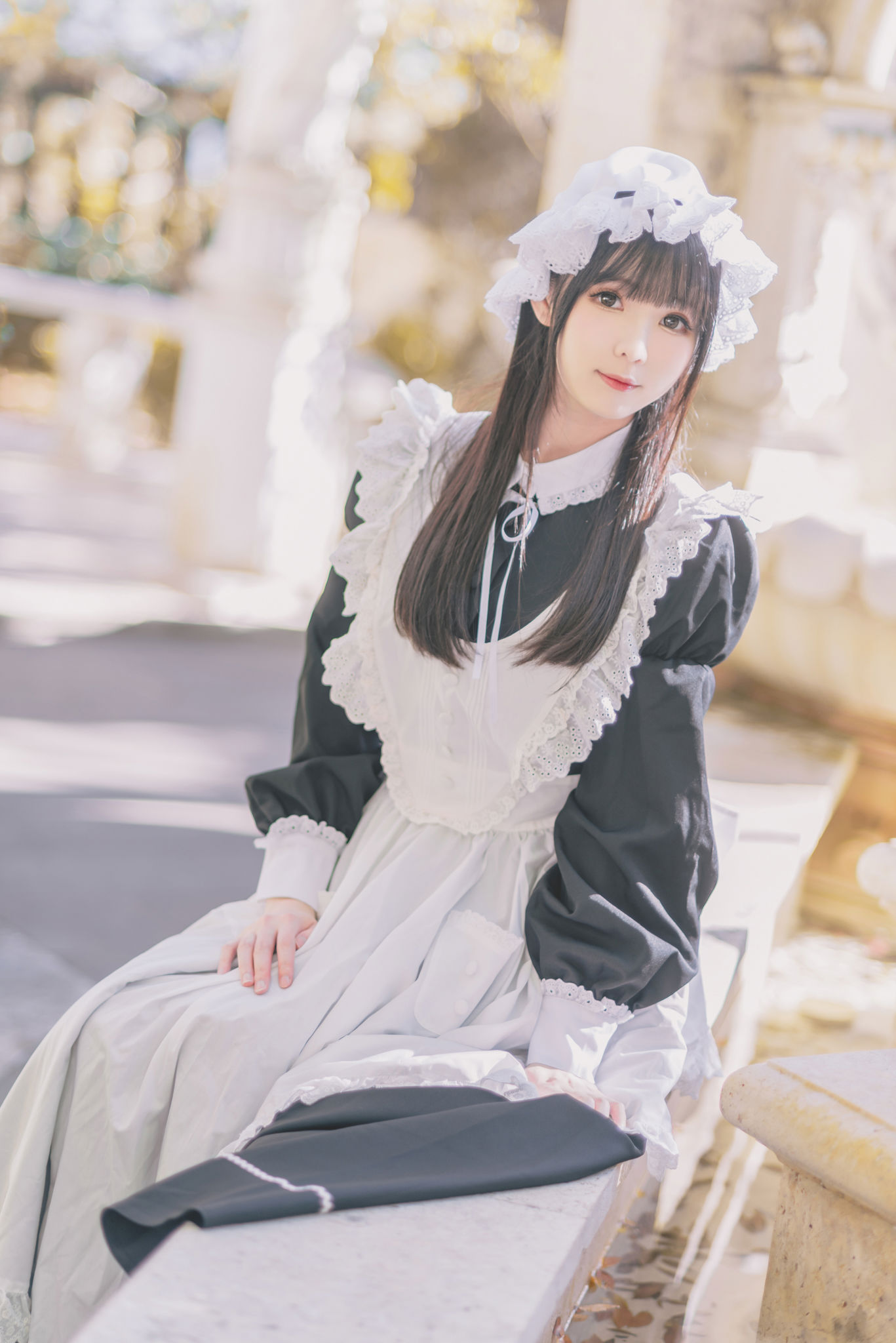 微博妹纸 霜月shimo - 女僕圖鑑 Shimo's Maid Collection vol.01