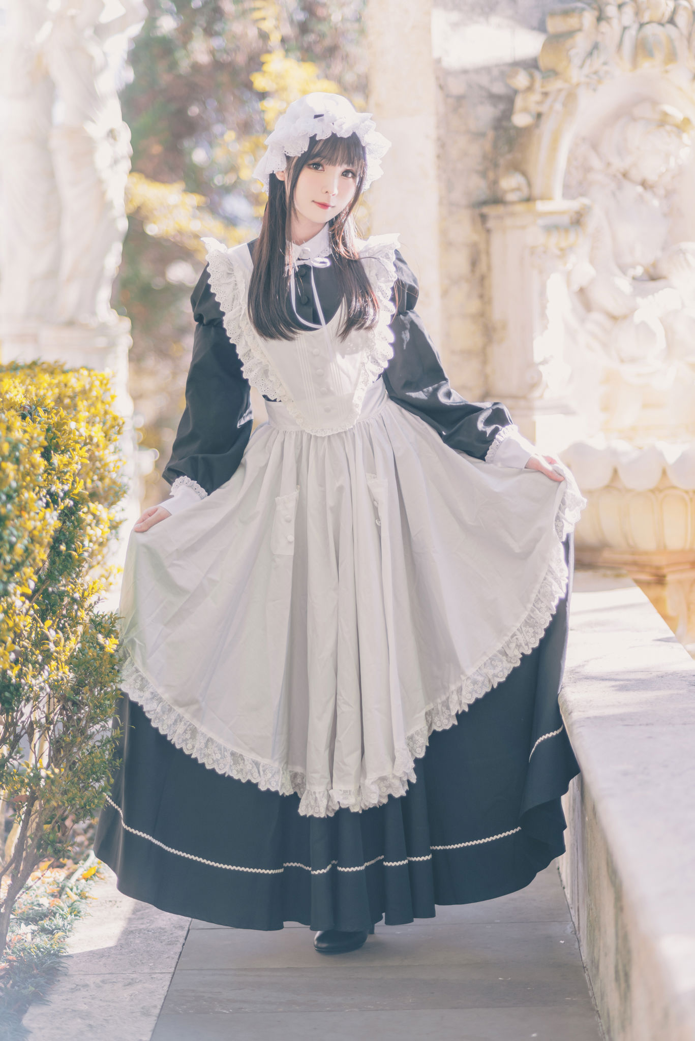 微博妹纸 霜月shimo - 女僕圖鑑 Shimo's Maid Collection vol.01
