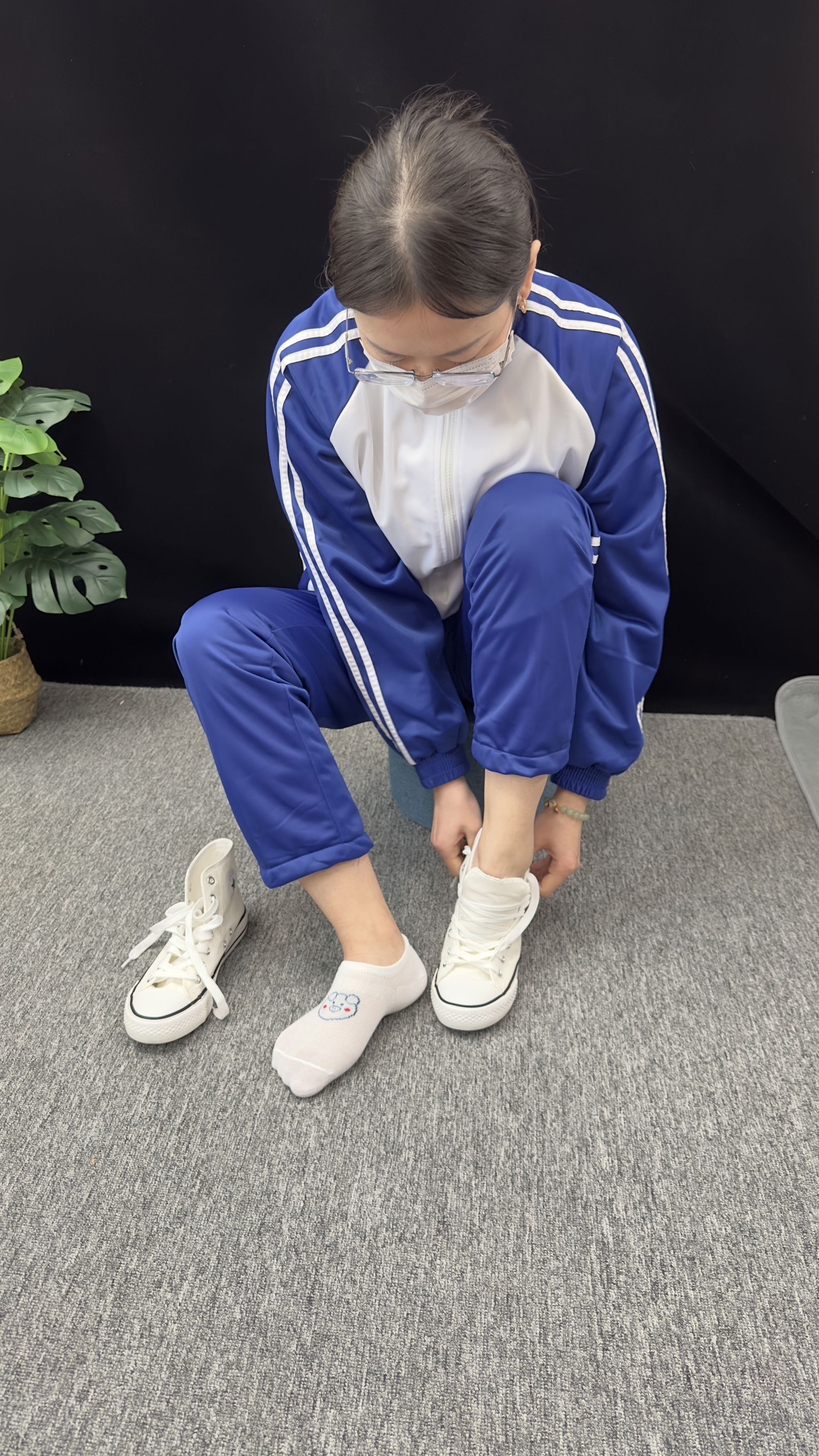 三禾摄影 No.008 校服 帆布鞋 船袜 短丝