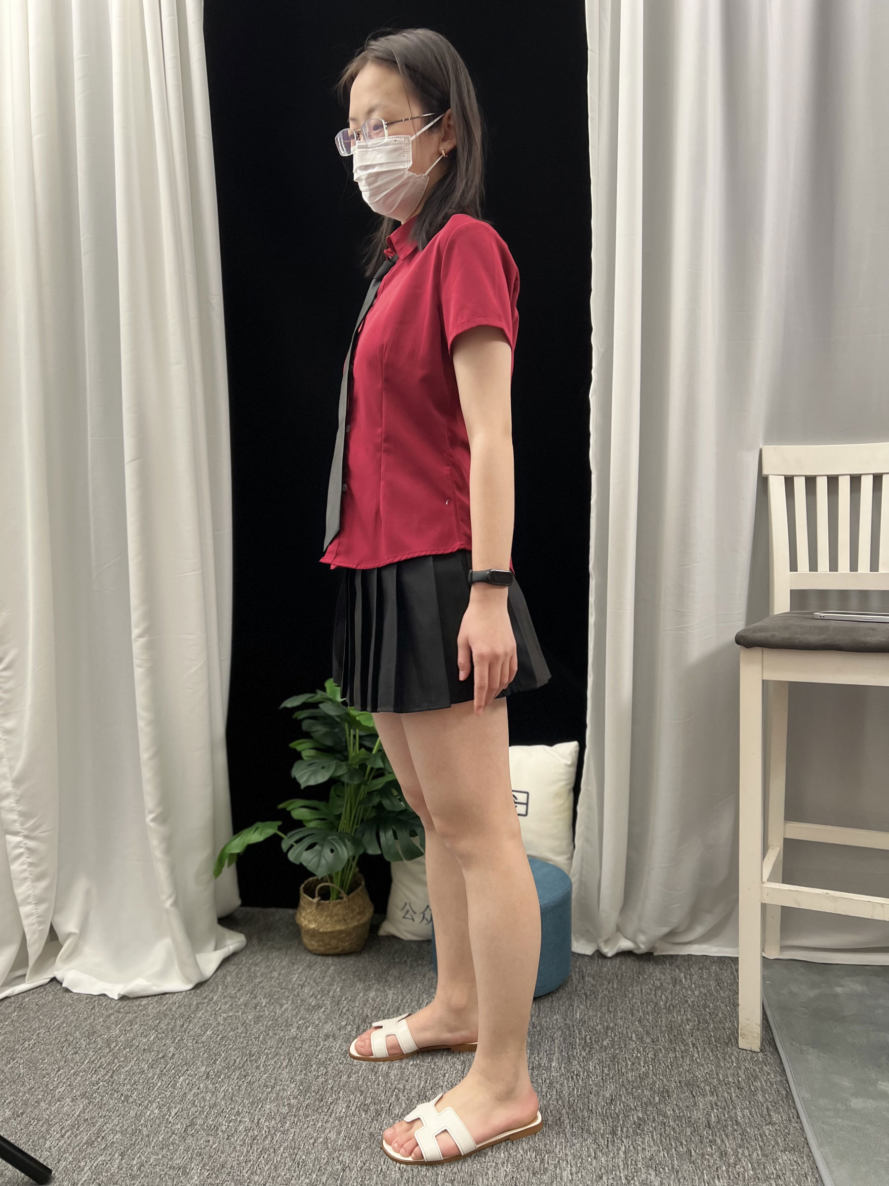 三禾摄影 No.021 短裙 凉拖 帆布鞋 高跟