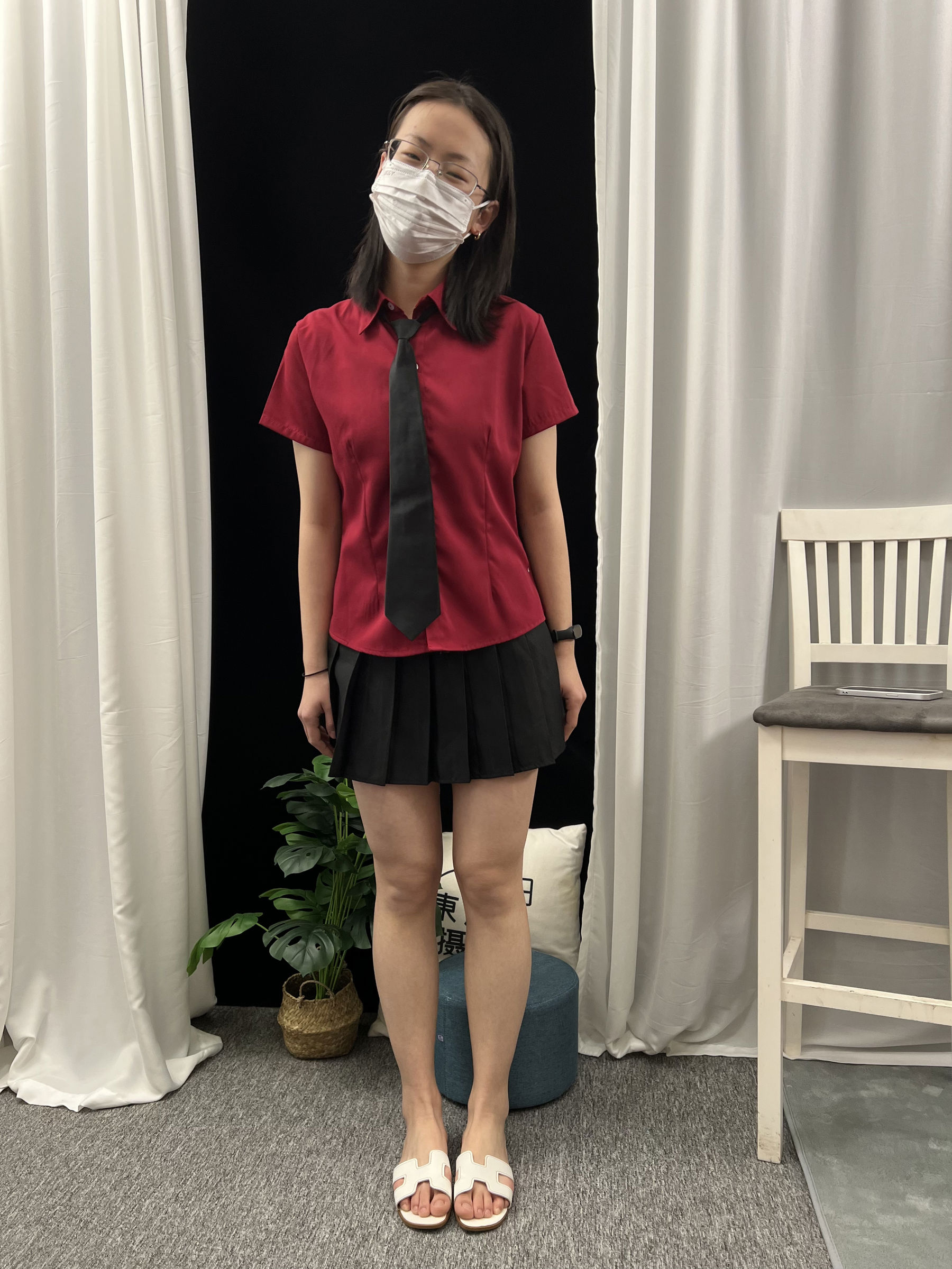 三禾摄影 No.021 短裙 凉拖 帆布鞋 高跟