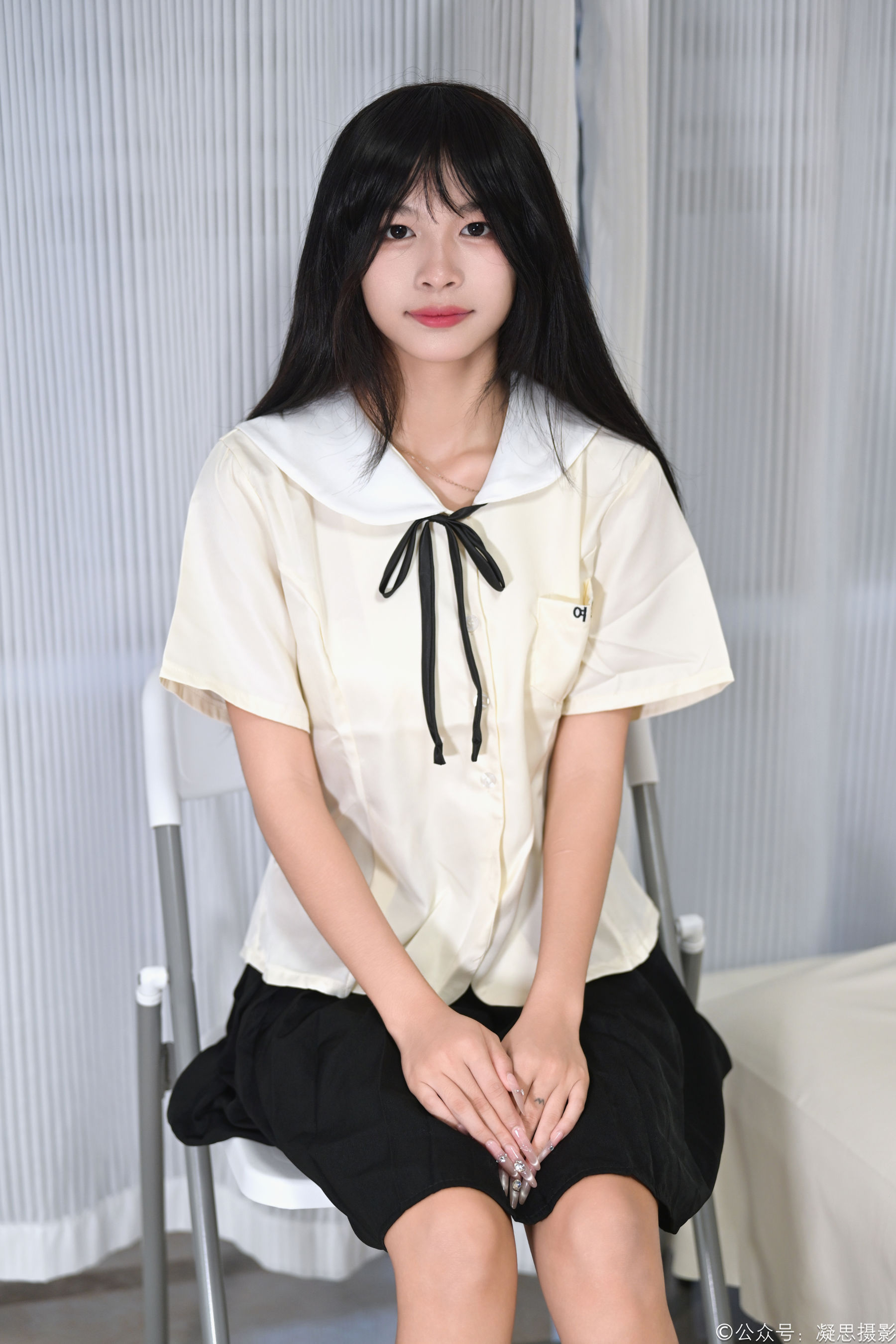 凝思摄影 No.049 沅沅 - JK制服、小腿袜、小皮鞋