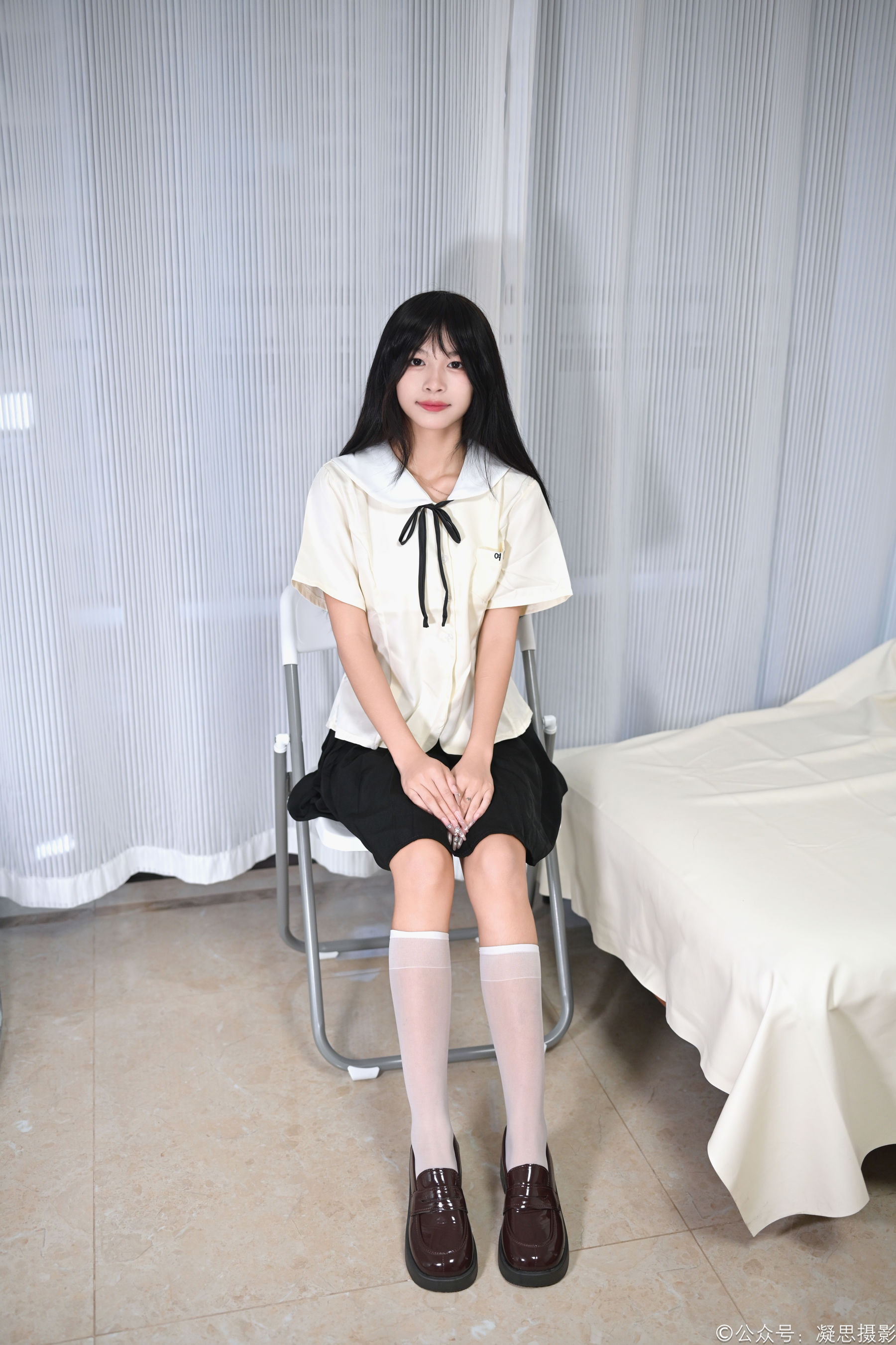 凝思摄影 No.049 沅沅 - JK制服、小腿袜、小皮鞋