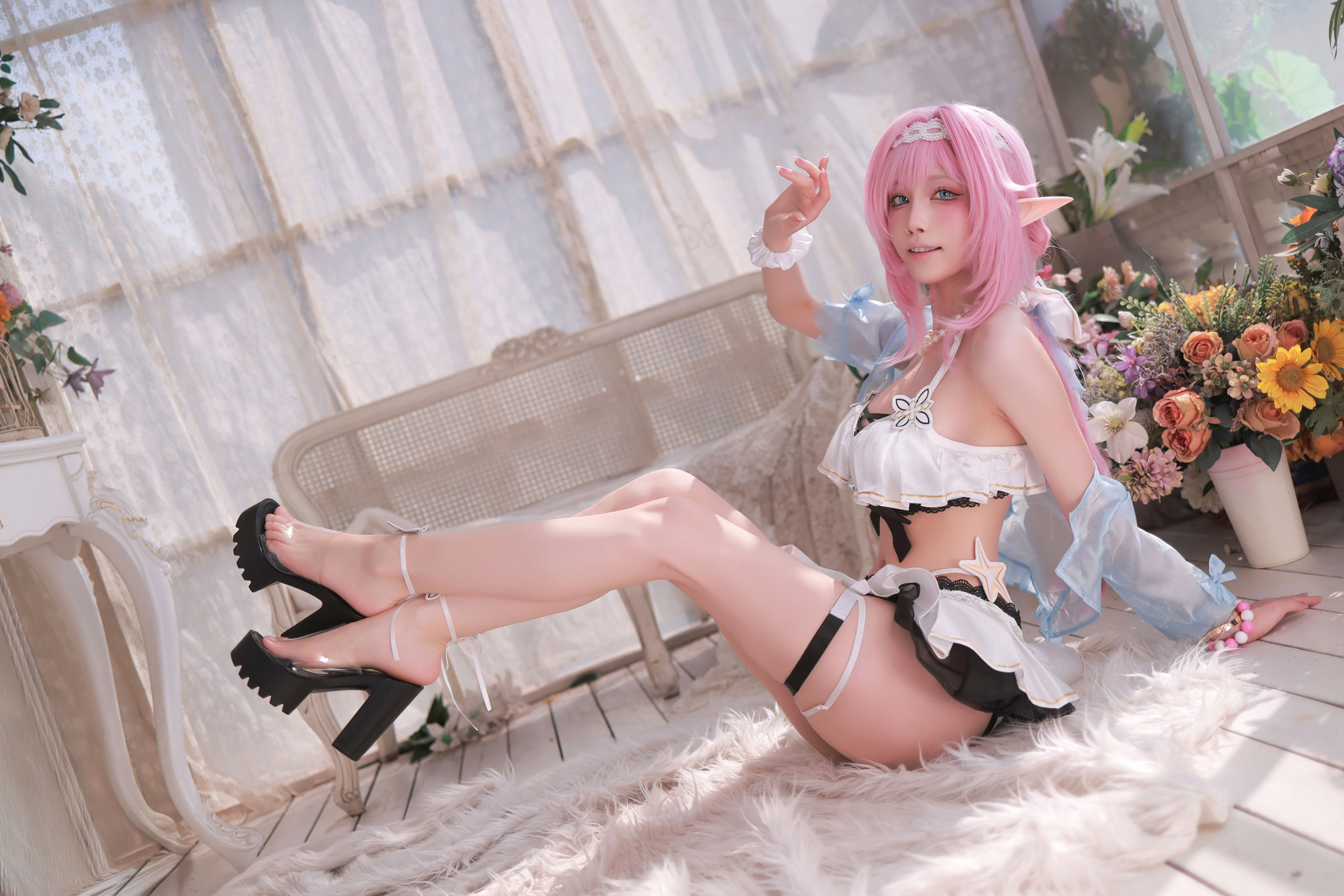 动漫博主 水淼aqua - T2 Elysia Swimsuit (Honkai Imapct3)