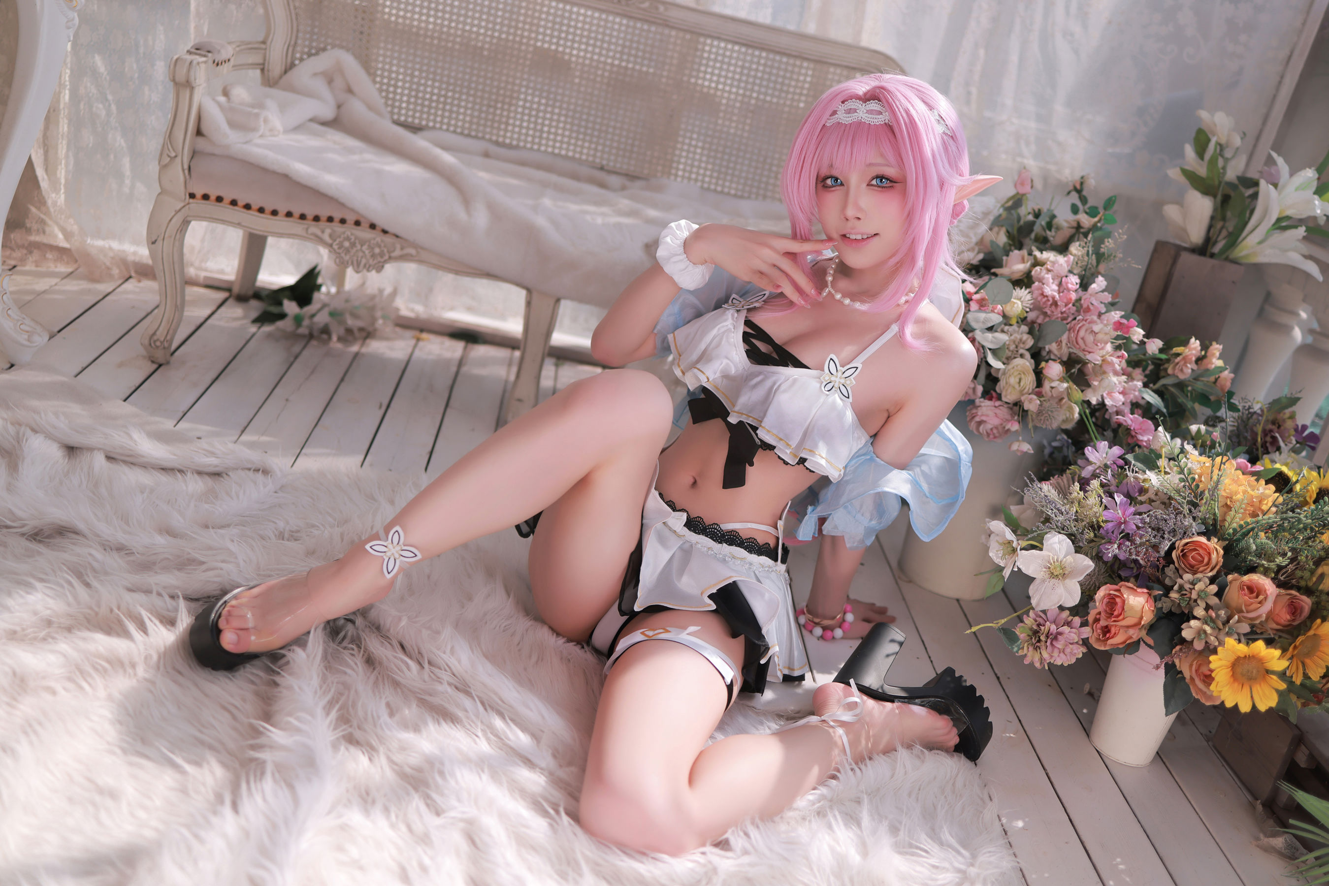 动漫博主 水淼aqua - T2 Elysia Swimsuit (Honkai Imapct3)