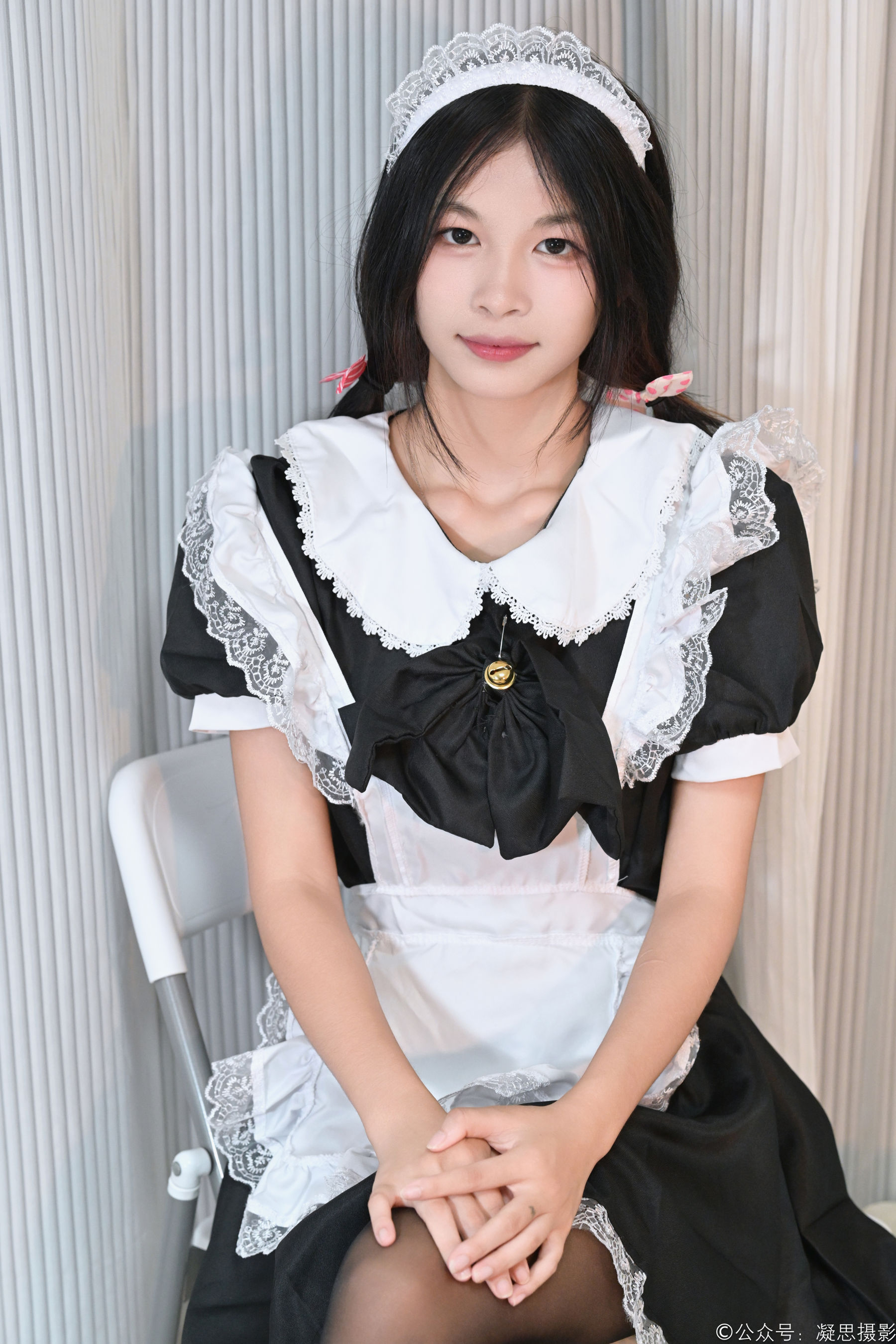 凝思摄影 No.045 沅沅 - 女仆装、黑丝、小皮鞋