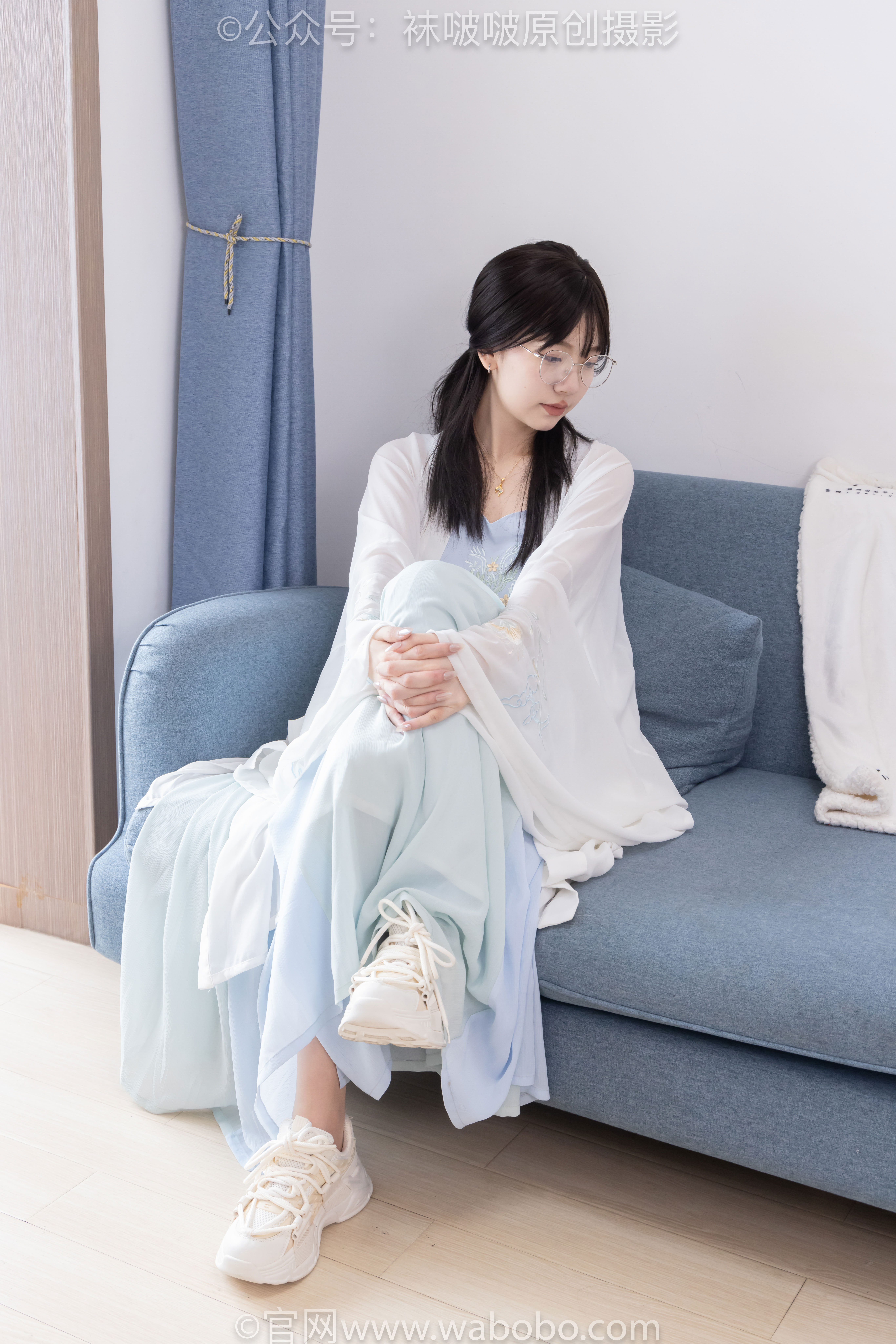 BoBoSocks袜啵啵 No.643 小甜豆 - 汉服、白船袜、薄肉丝、裸足