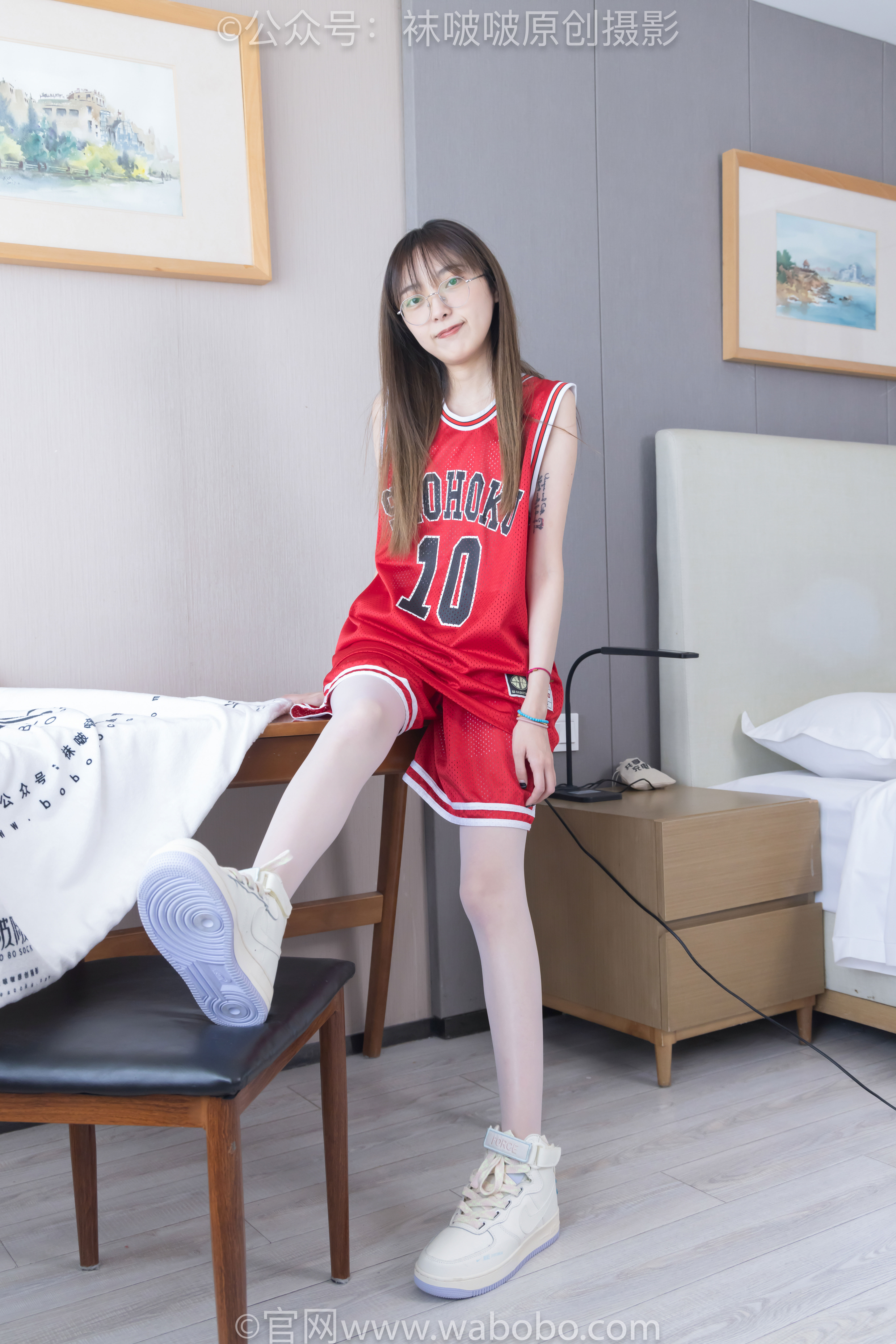 BoBoSocks袜啵啵 No.644 稚予 - 板鞋、拖鞋、薄白丝、五指薄灰丝