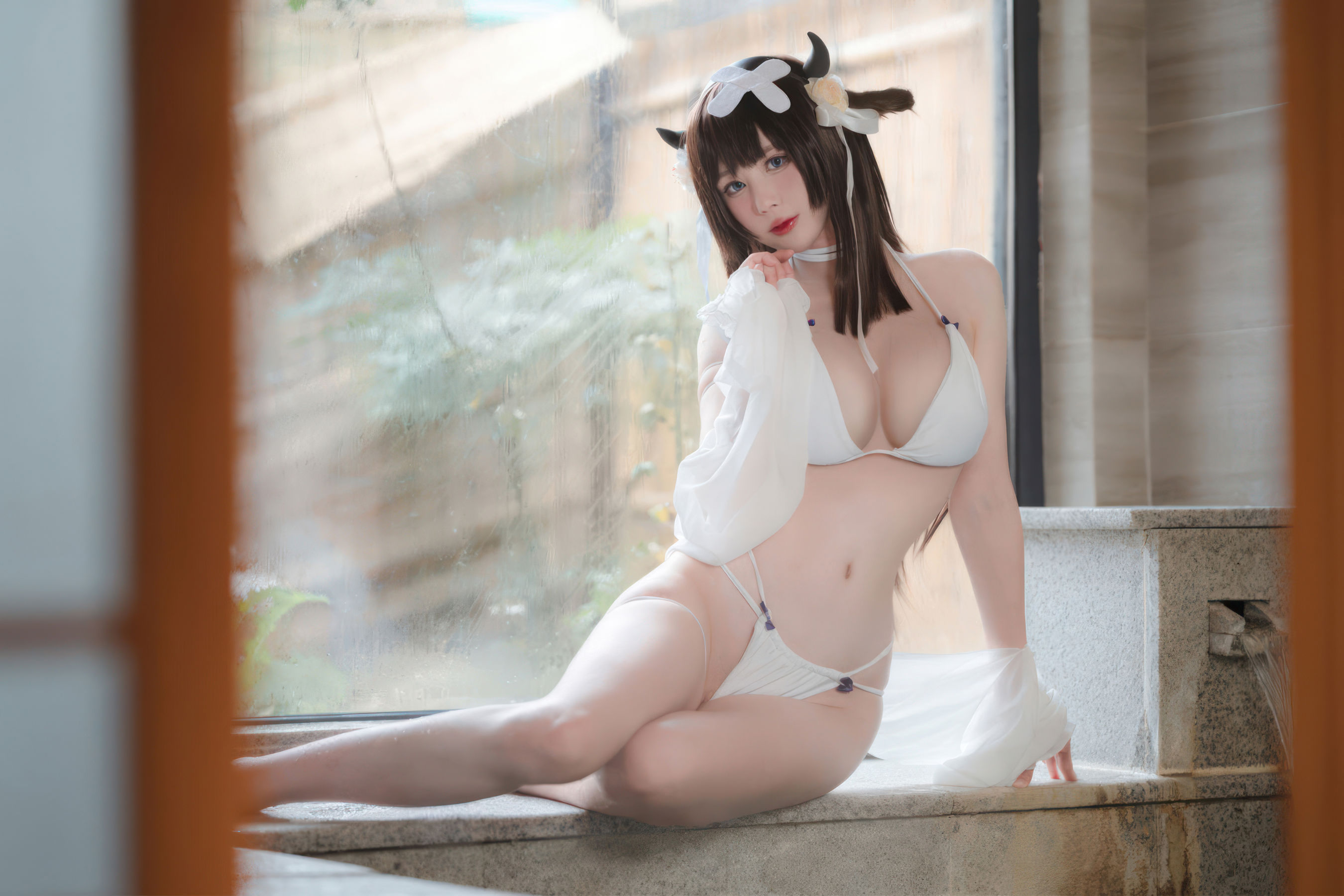 西园寺南歌 写真 - 碧蓝航线 樫野 比基尼