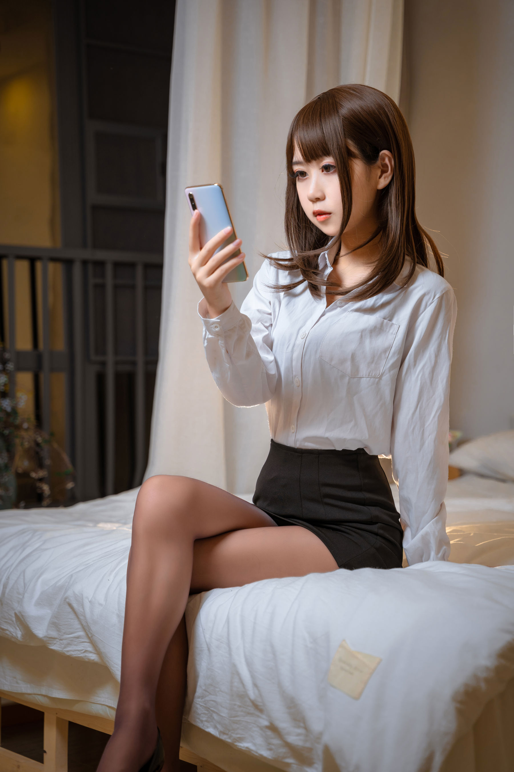 阳光美少女 萌芽儿o0 - 开裆丝袜OL