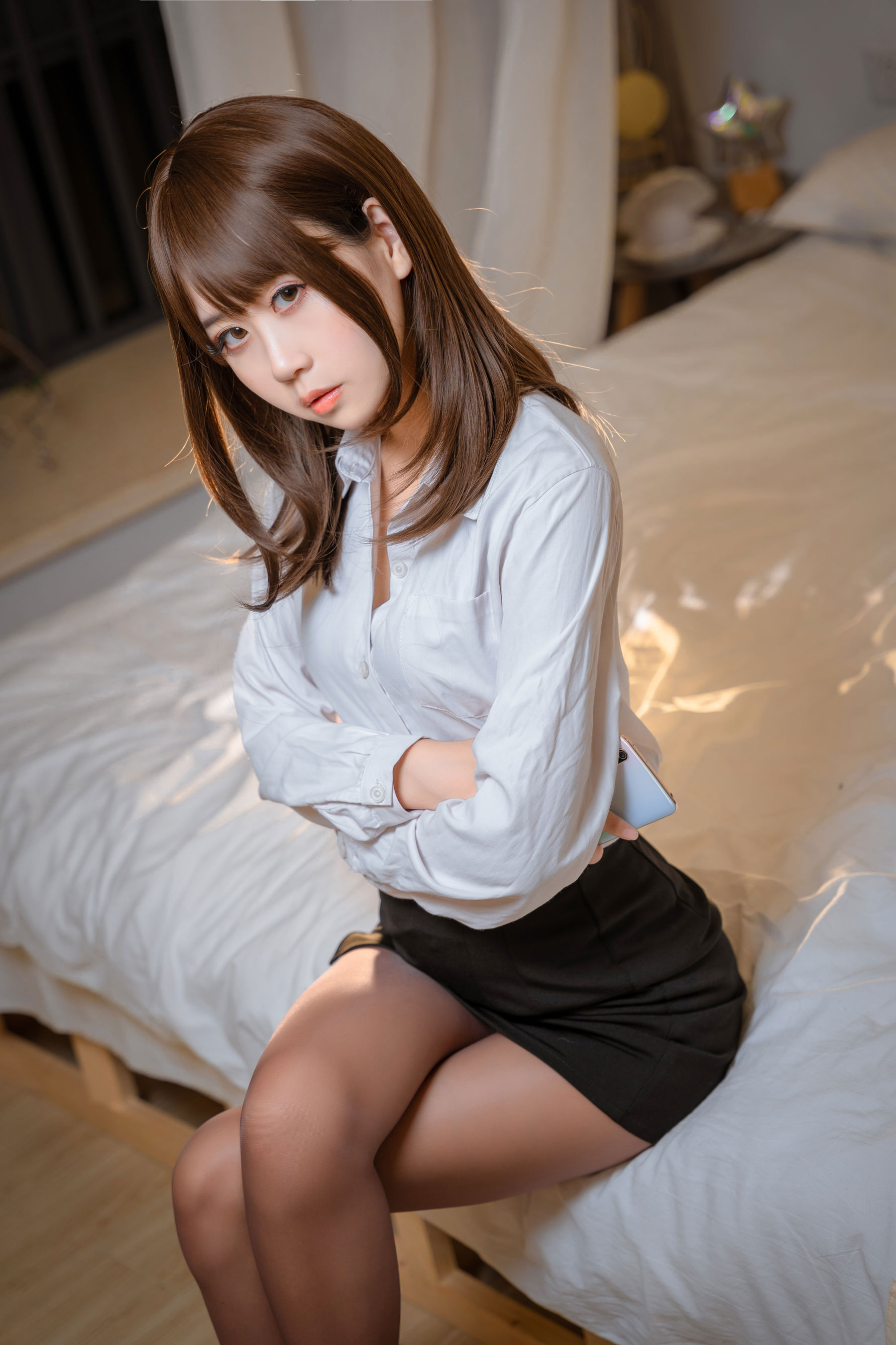 阳光美少女 萌芽儿o0 - 开裆丝袜OL