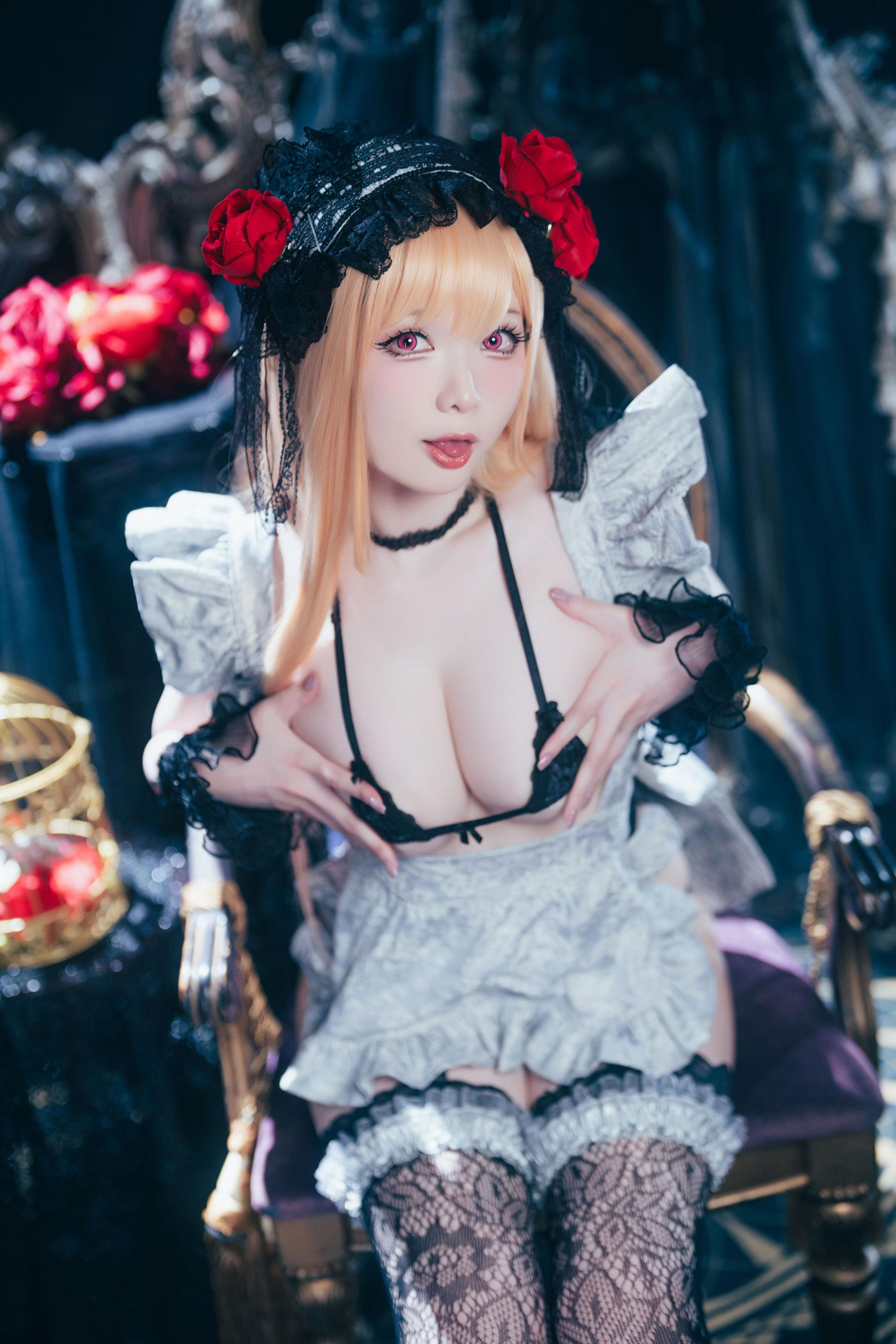 微博妹纸 霜月shimo - 喜多川海梦 My Dress-Up