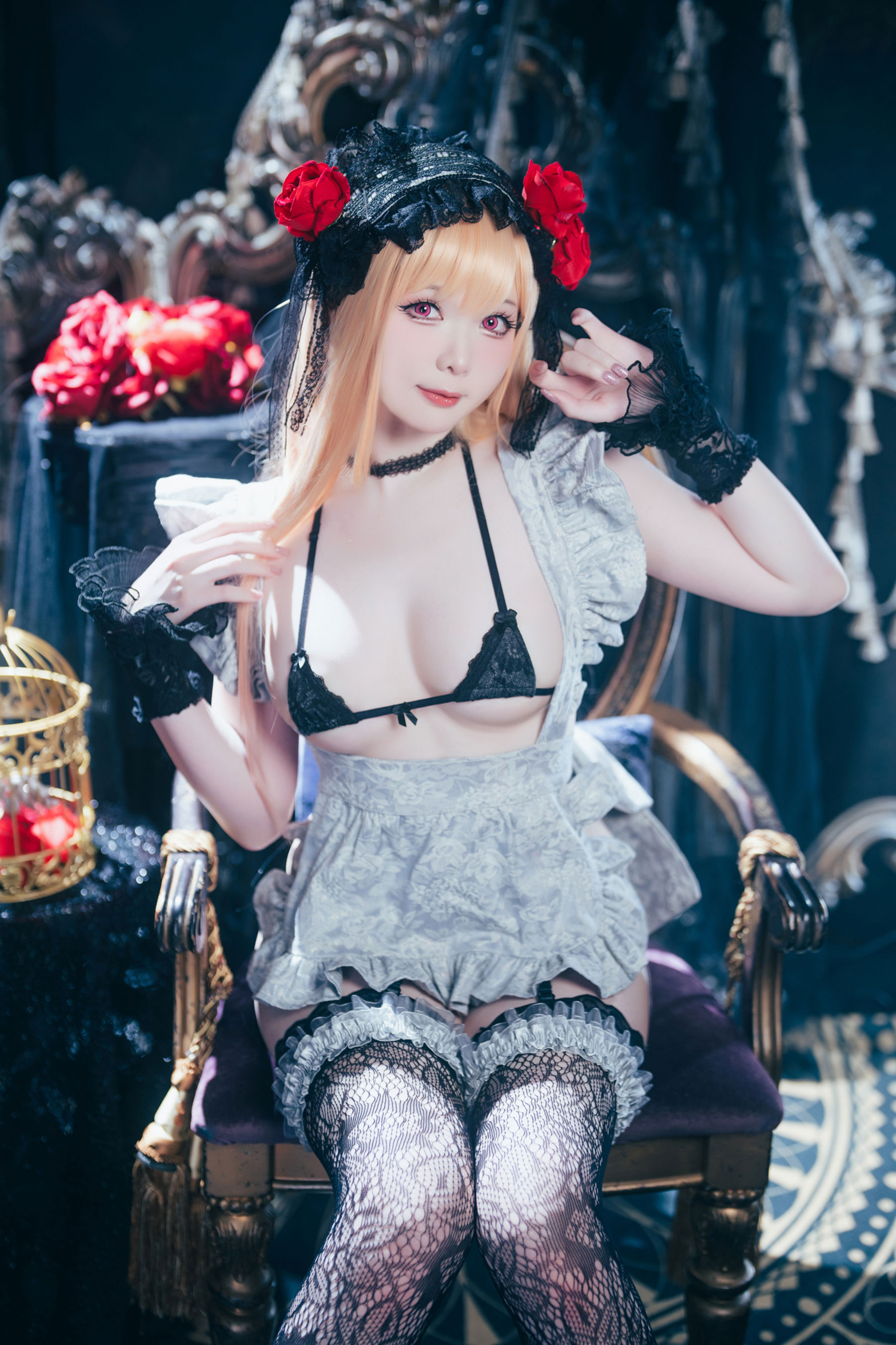微博妹纸 霜月shimo - 喜多川海梦 My Dress-Up