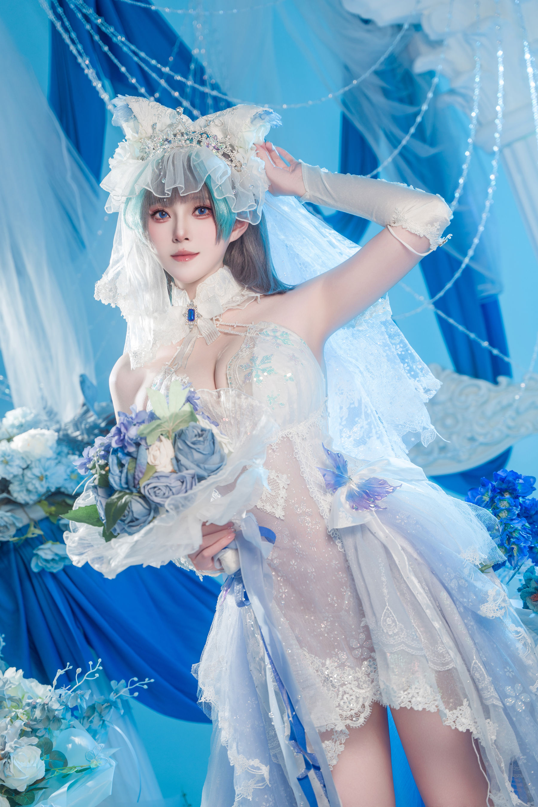 Natsuko夏夏子 - 碧蓝航线 柴郡婚纱