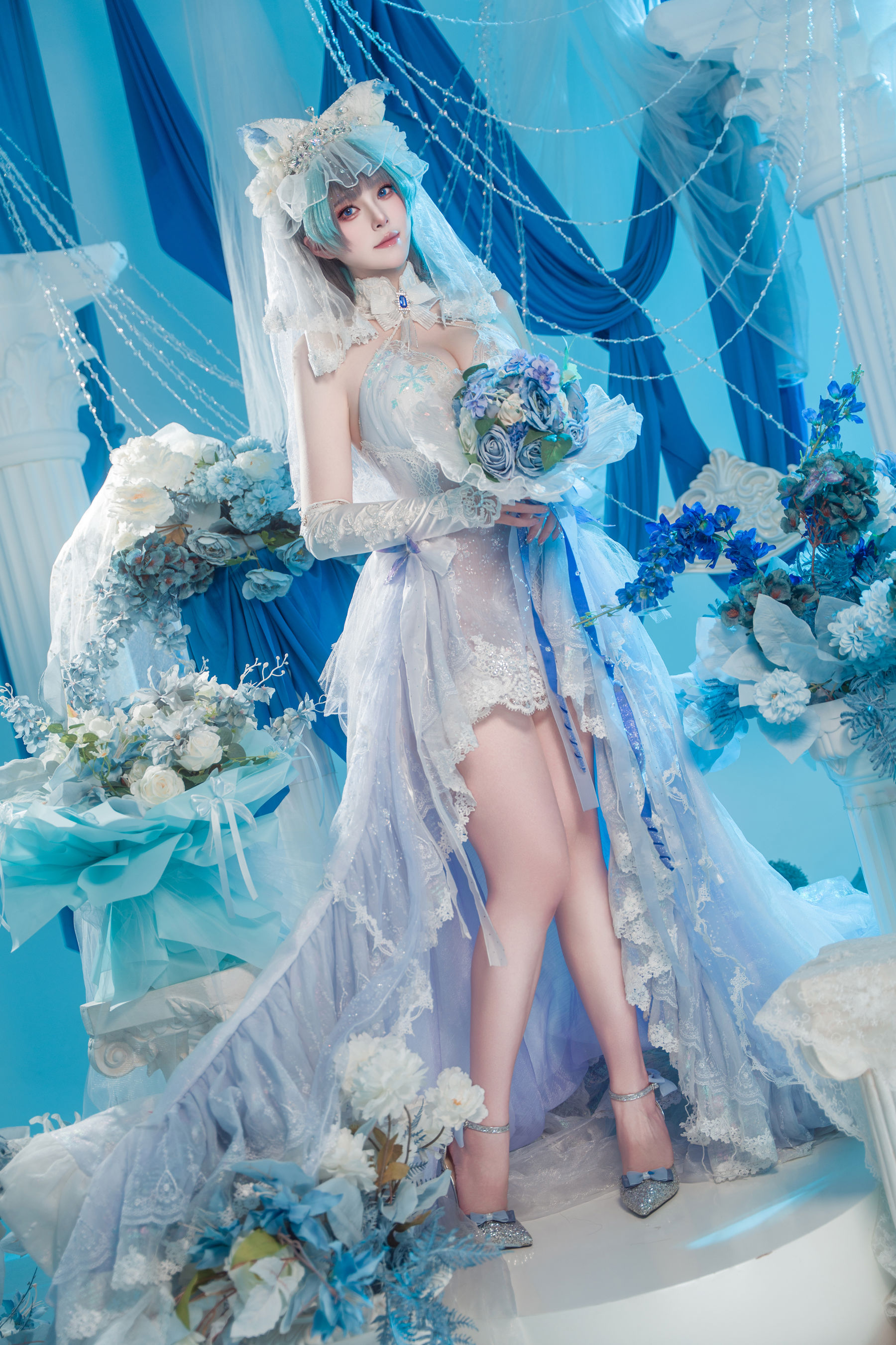 Natsuko夏夏子 - 碧蓝航线 柴郡婚纱