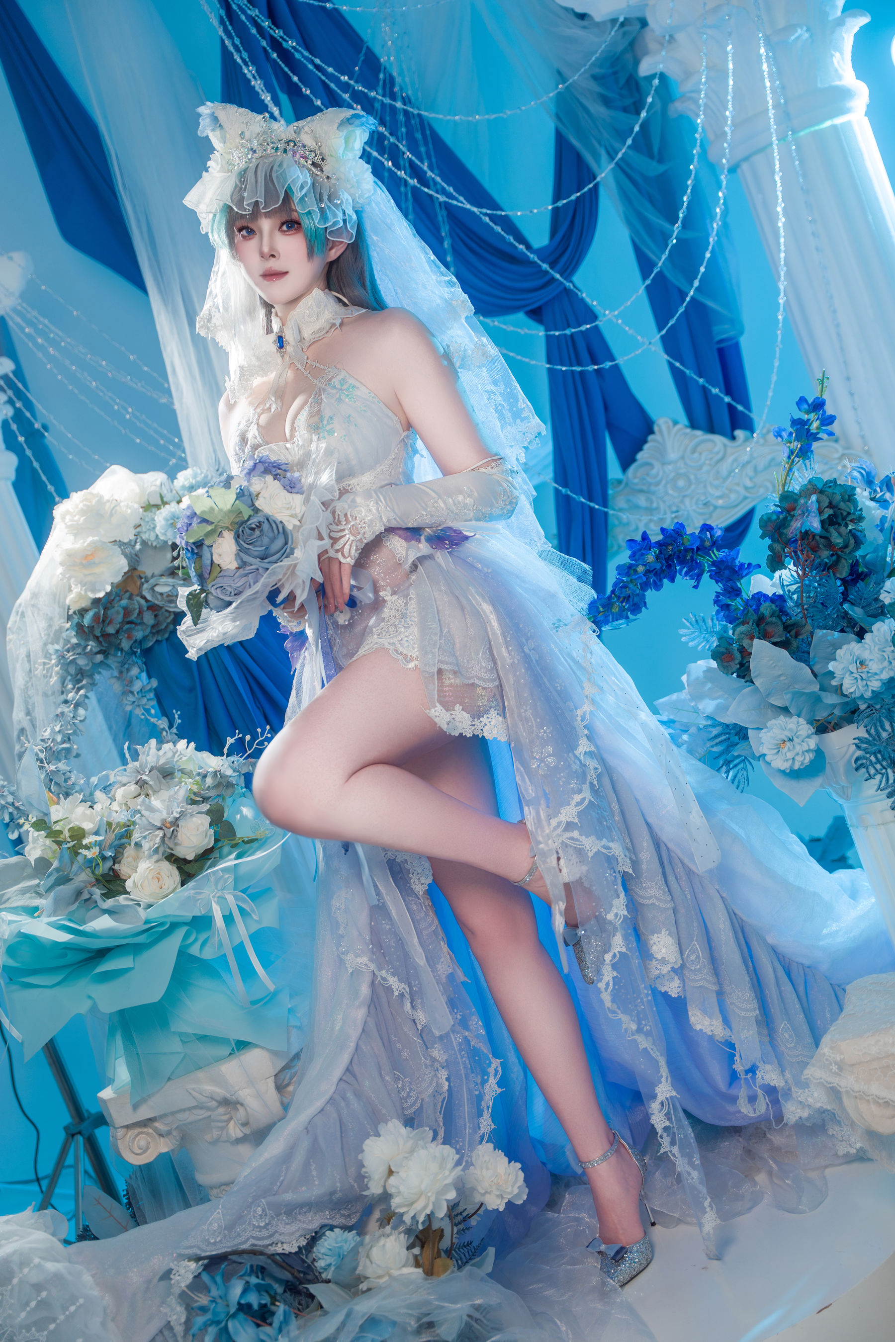 Natsuko夏夏子 - 碧蓝航线 柴郡婚纱