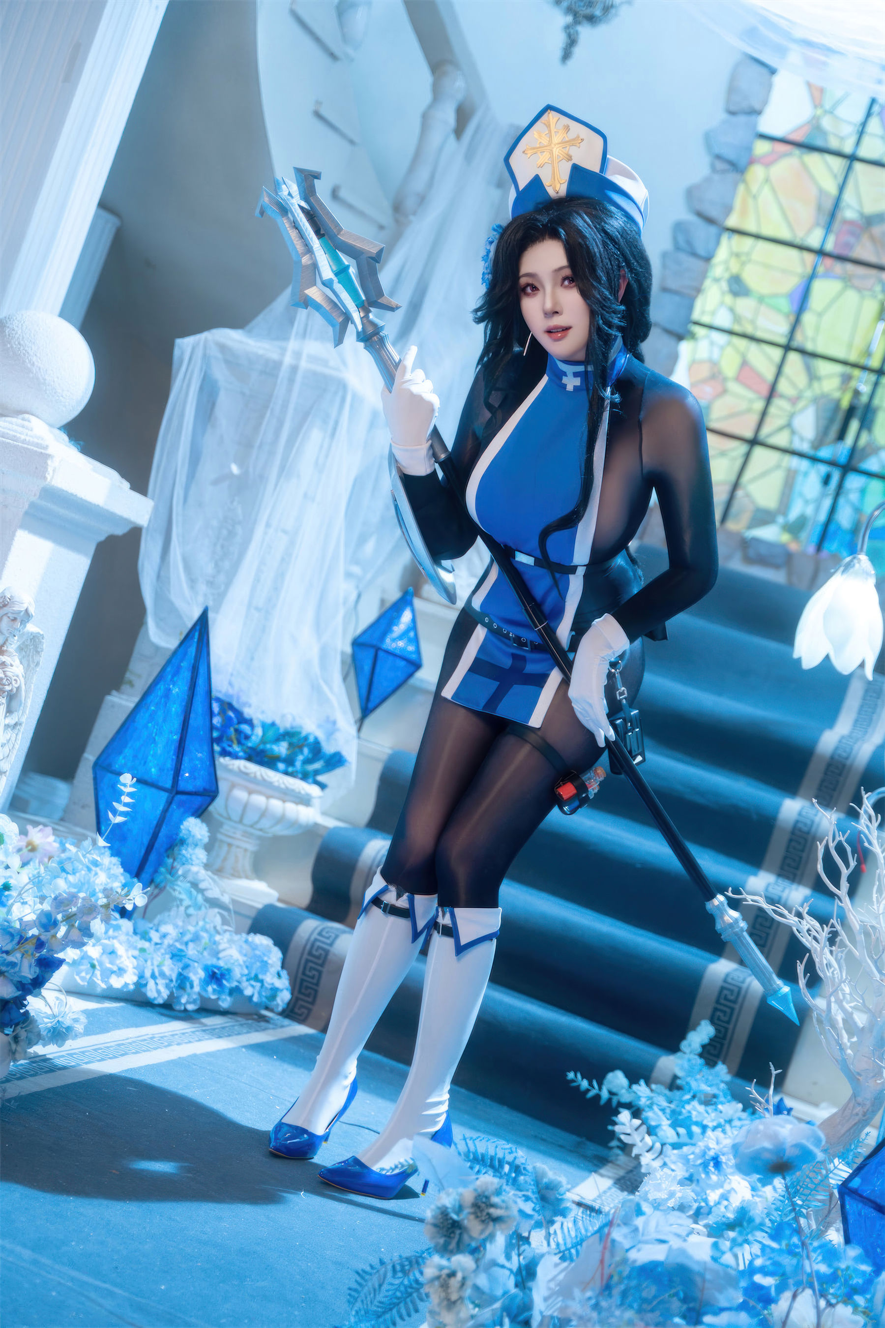 Natsuko夏夏子 - NIKKE胜利女神 梅登 冰玫瑰
