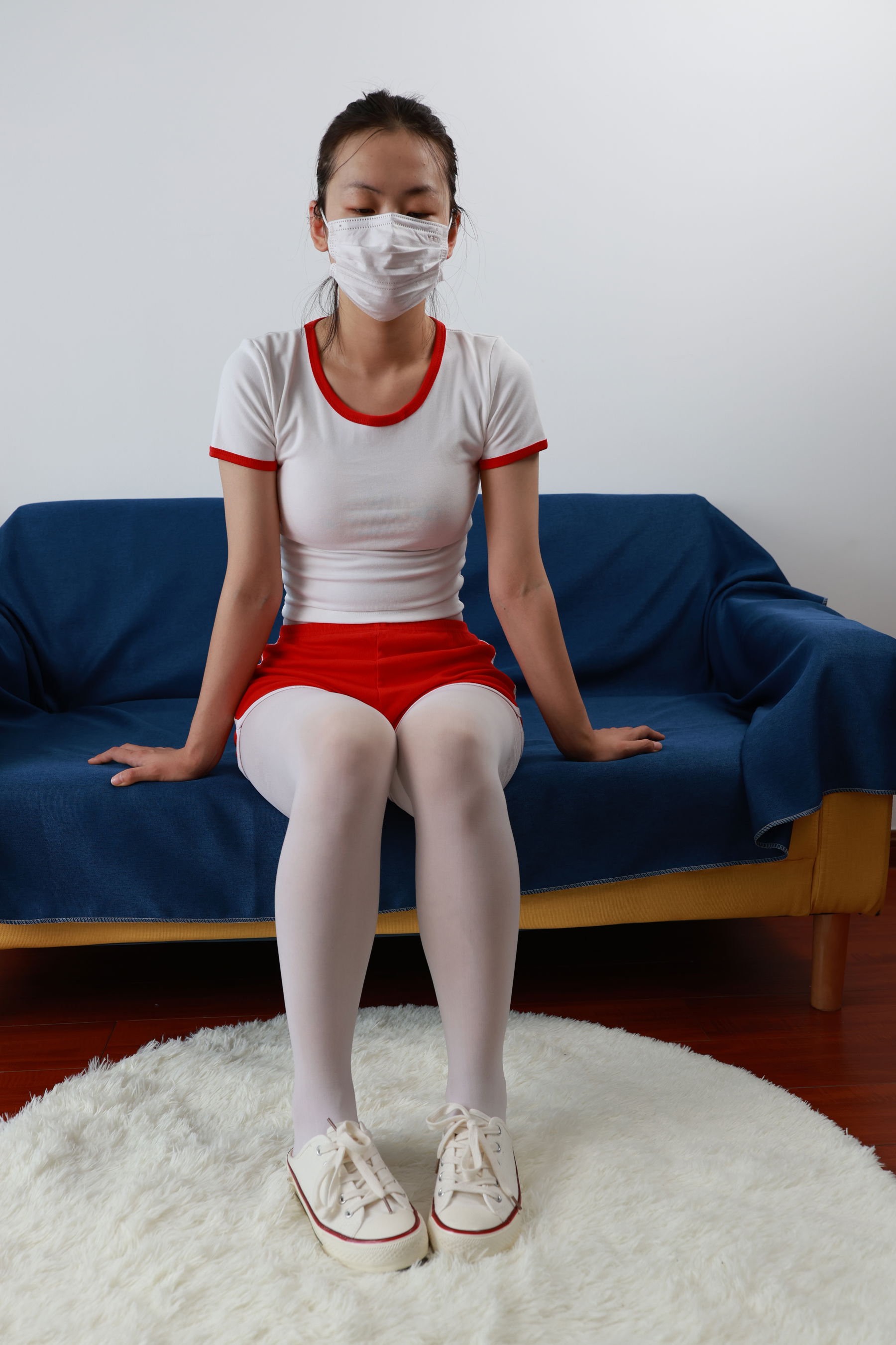 三禾摄影 No.068 体操服 白裤袜 帆布鞋