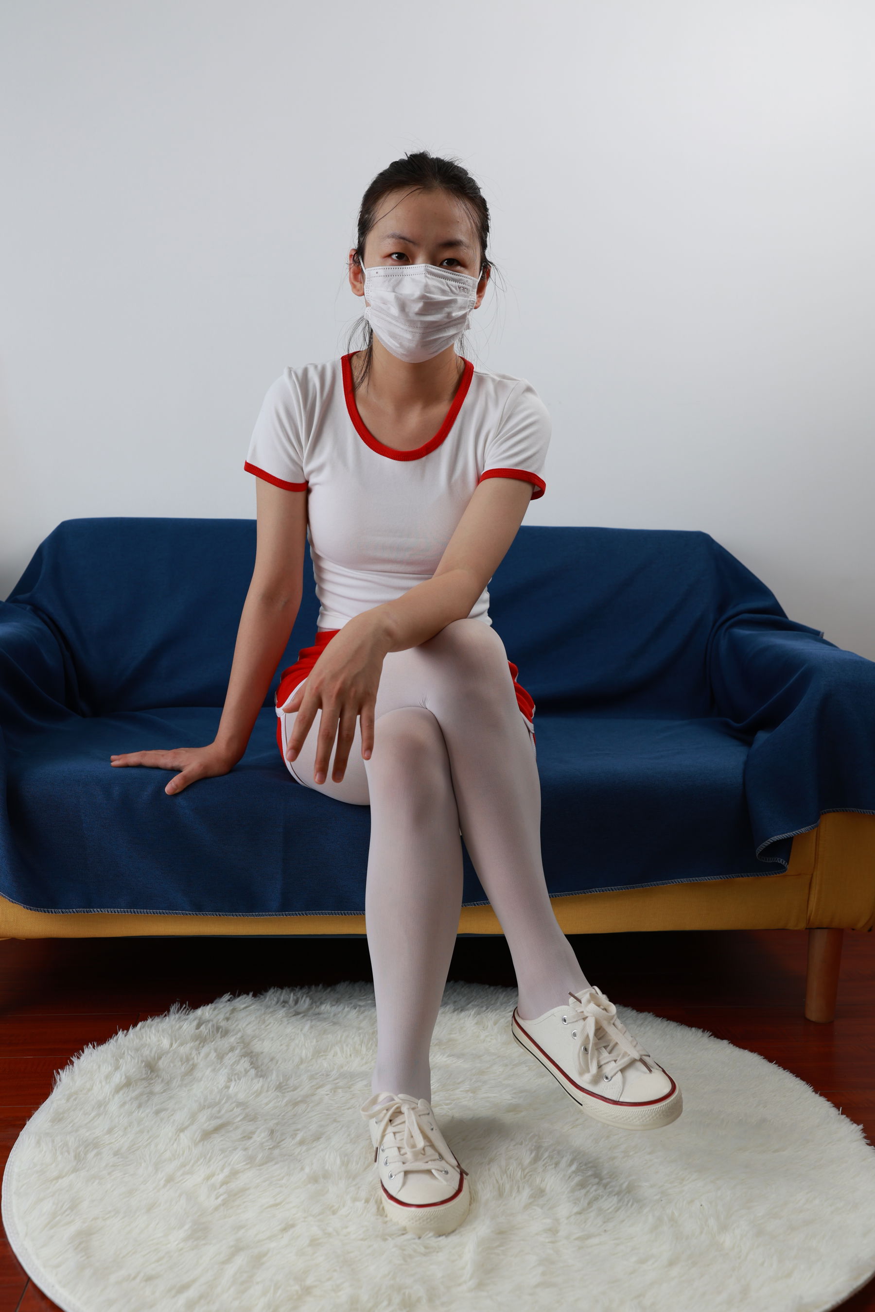 三禾摄影 No.068 体操服 白裤袜 帆布鞋