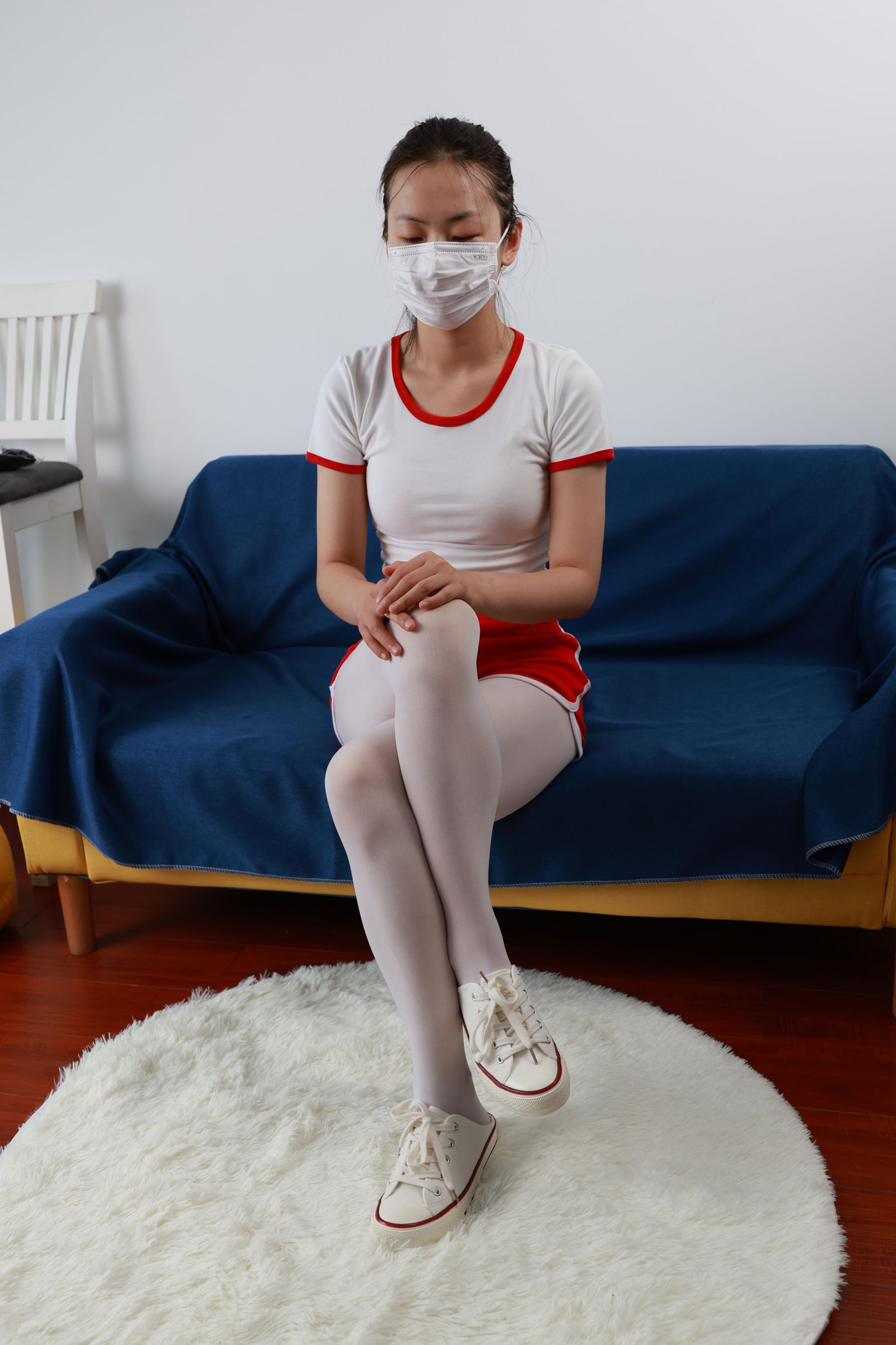 三禾摄影 No.068 体操服 白裤袜 帆布鞋