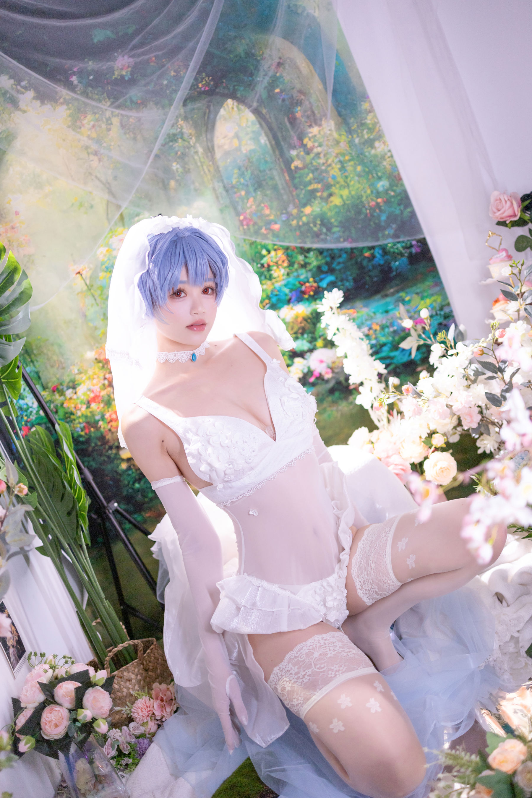星黛鹿鹿(千反田鹿子) - EVA 绫波丽 花嫁