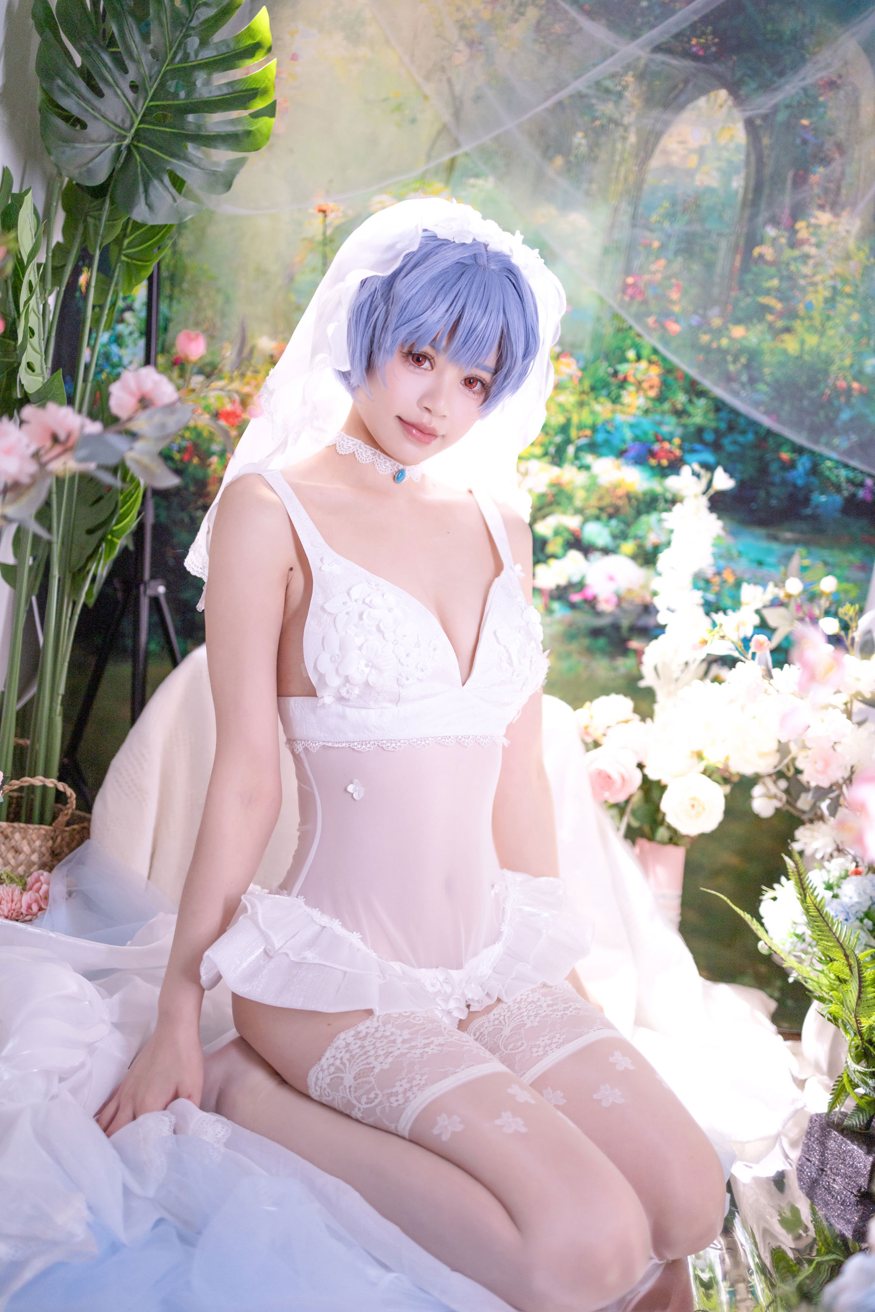 星黛鹿鹿(千反田鹿子) - EVA 绫波丽 花嫁