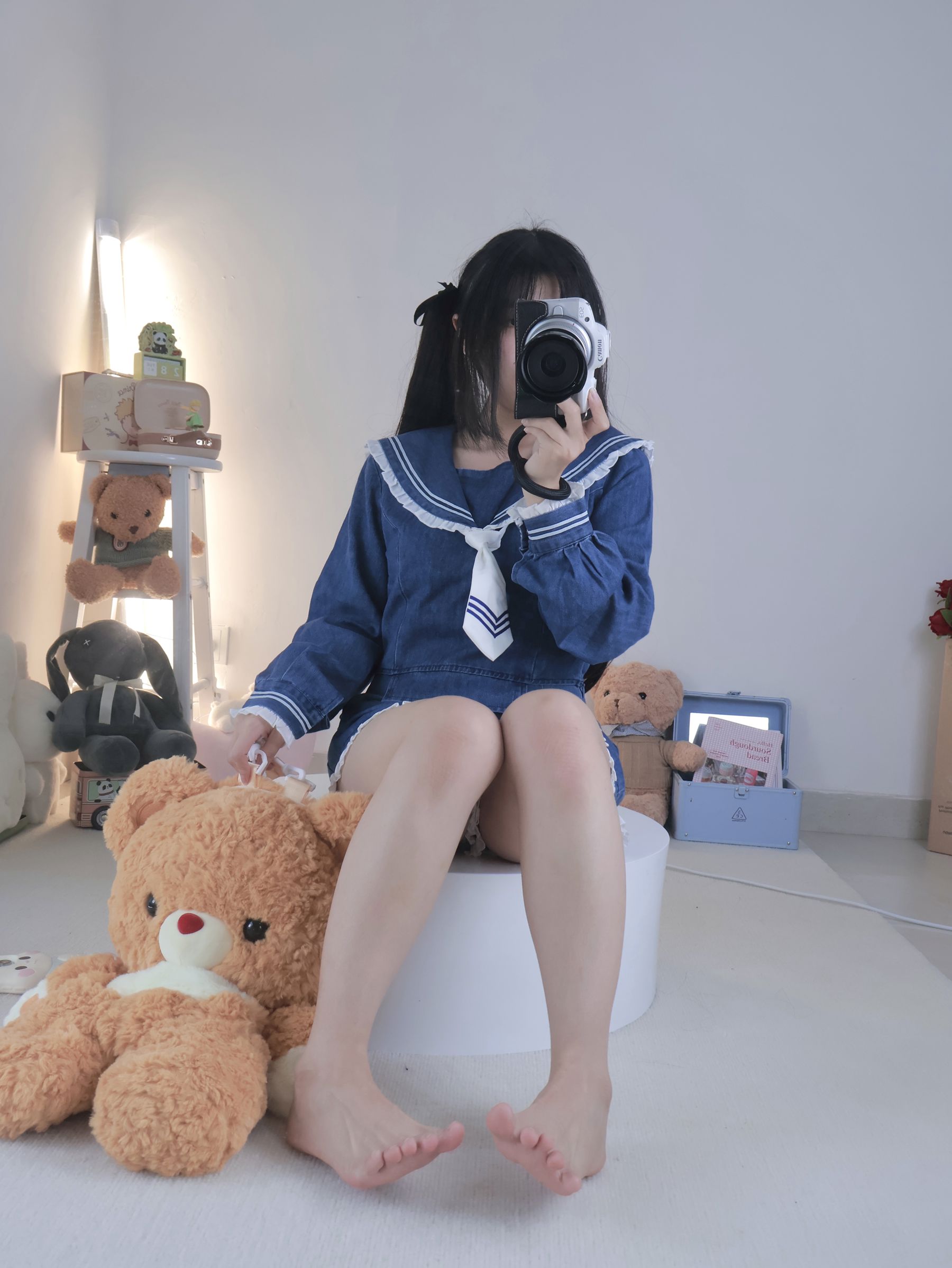 小羊蛋卷 - 白丝牛仔水手