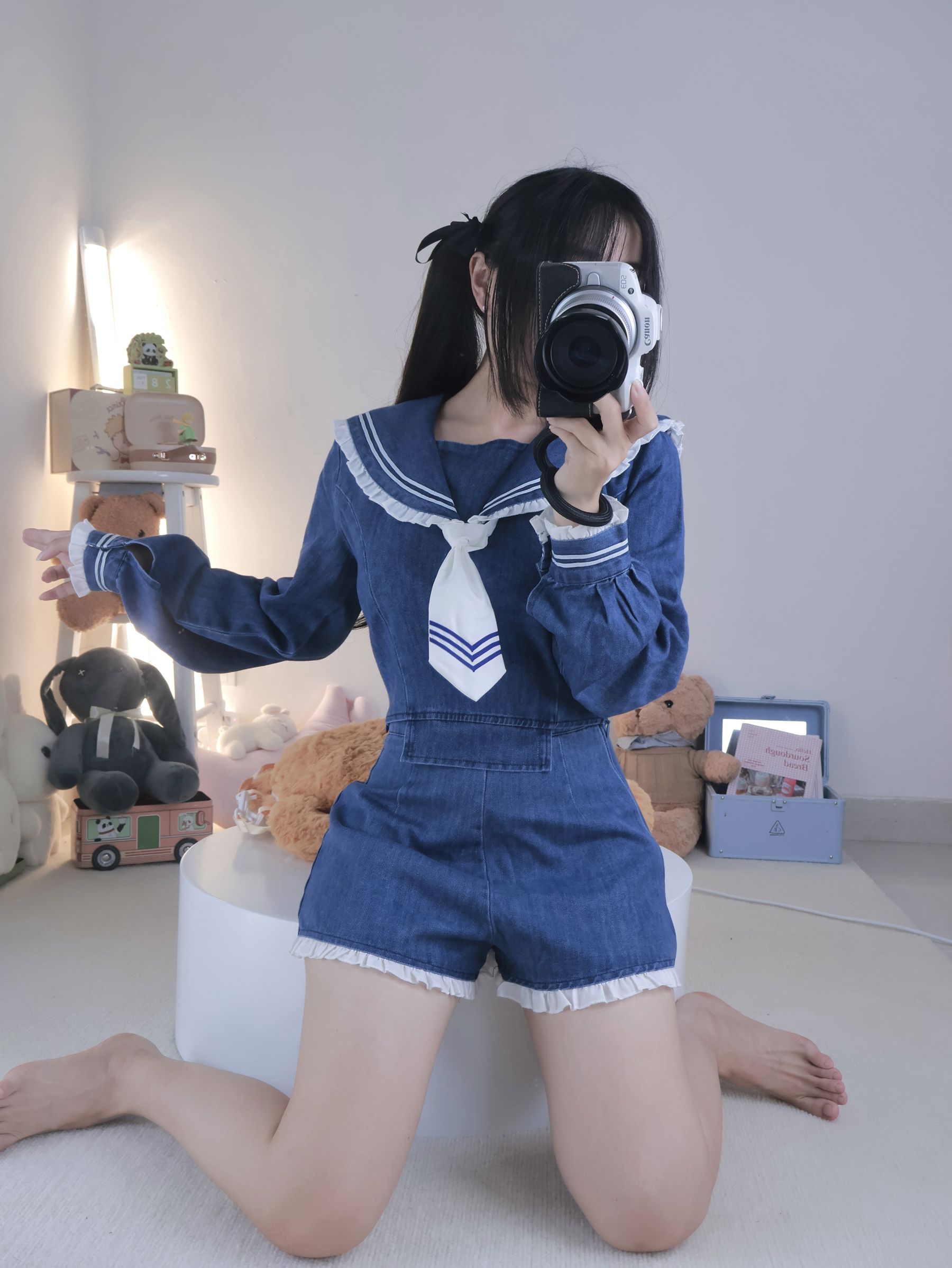 小羊蛋卷 - 白丝牛仔水手