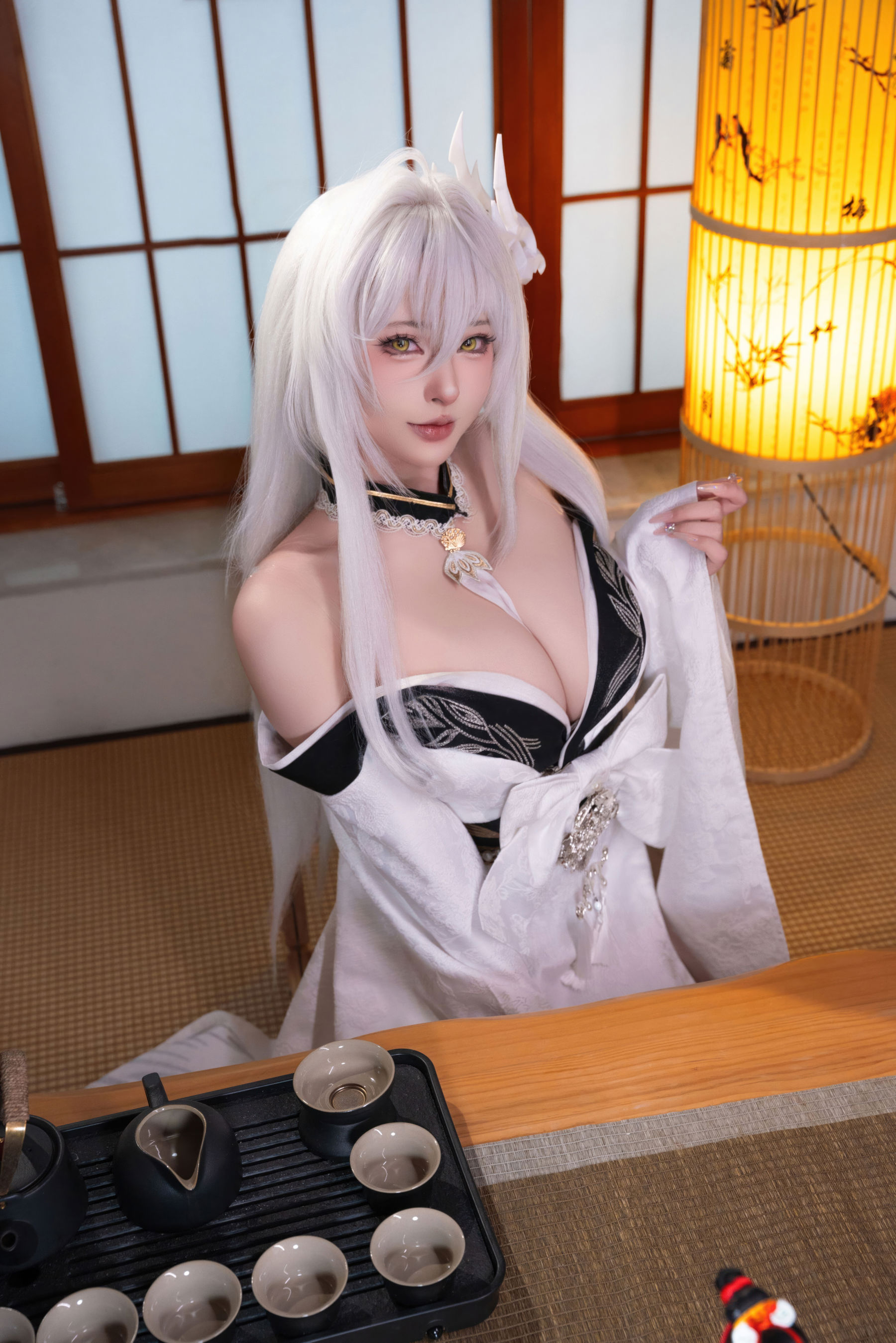 尤物清水由乃 - 碧蓝航线 白凤和服