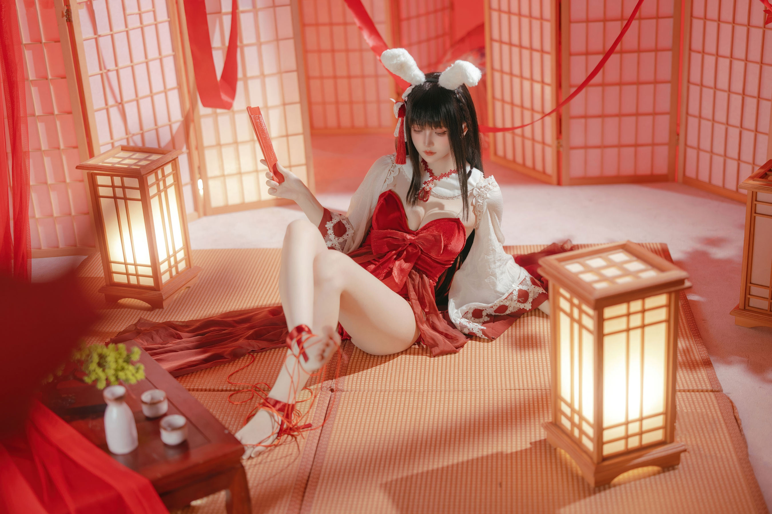 屿鱼 - 碧蓝航线 大山 祈愿的巫女兔