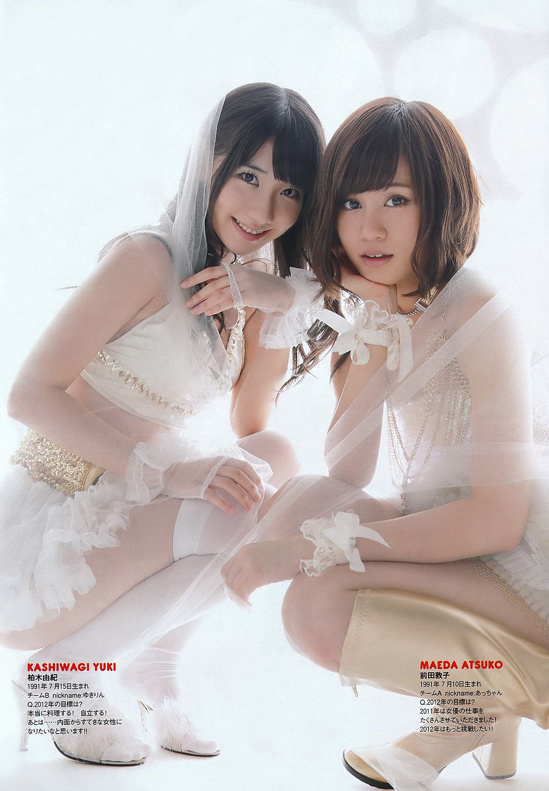 AKB48 小林優美 横山ルリカ 皆藤愛子 佐藤寛子 西田有沙 [Weekly Playboy] 2012年No.01-02 写真杂志