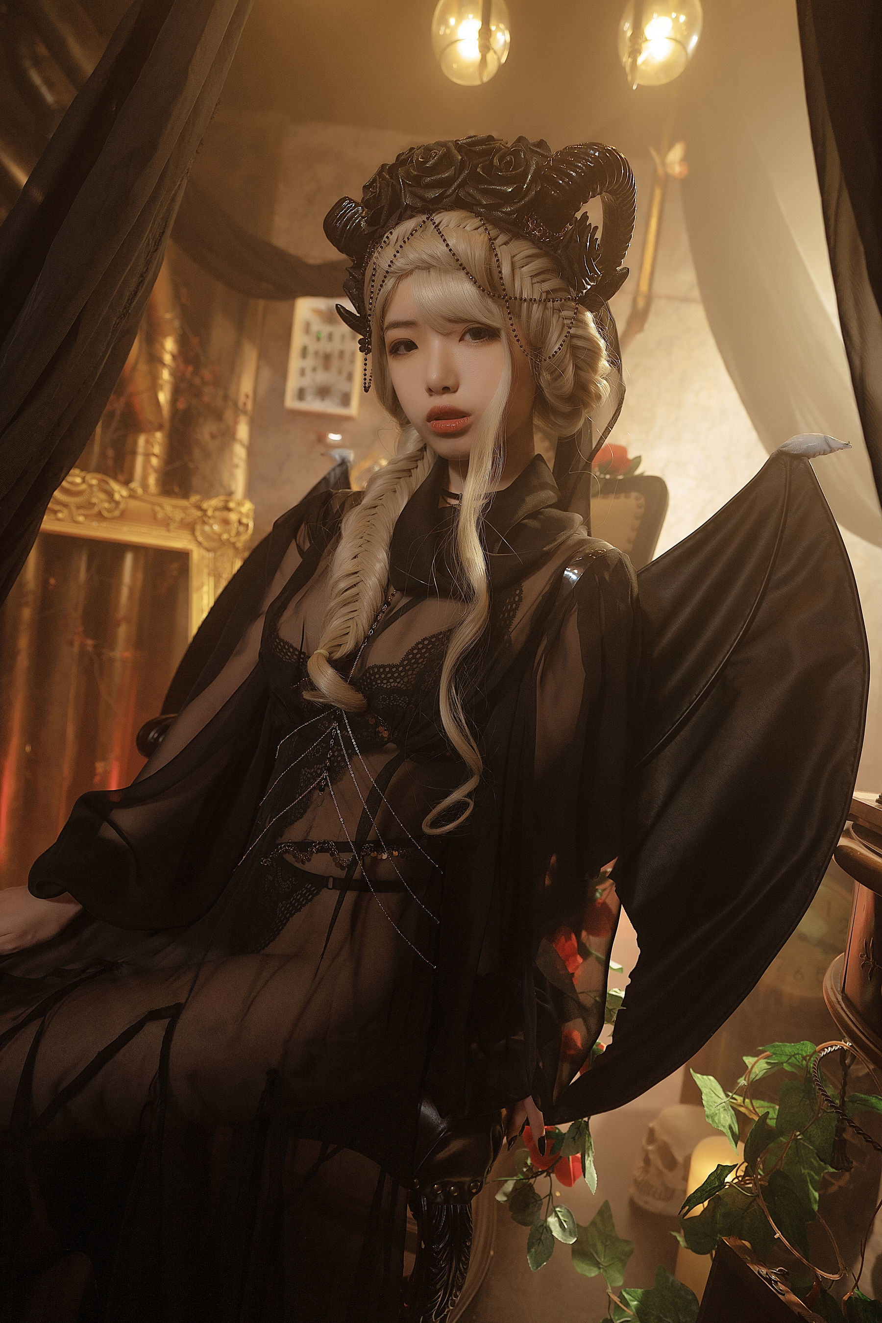 [萝莉COS] 雯妹 - 魅魔 gothic devil